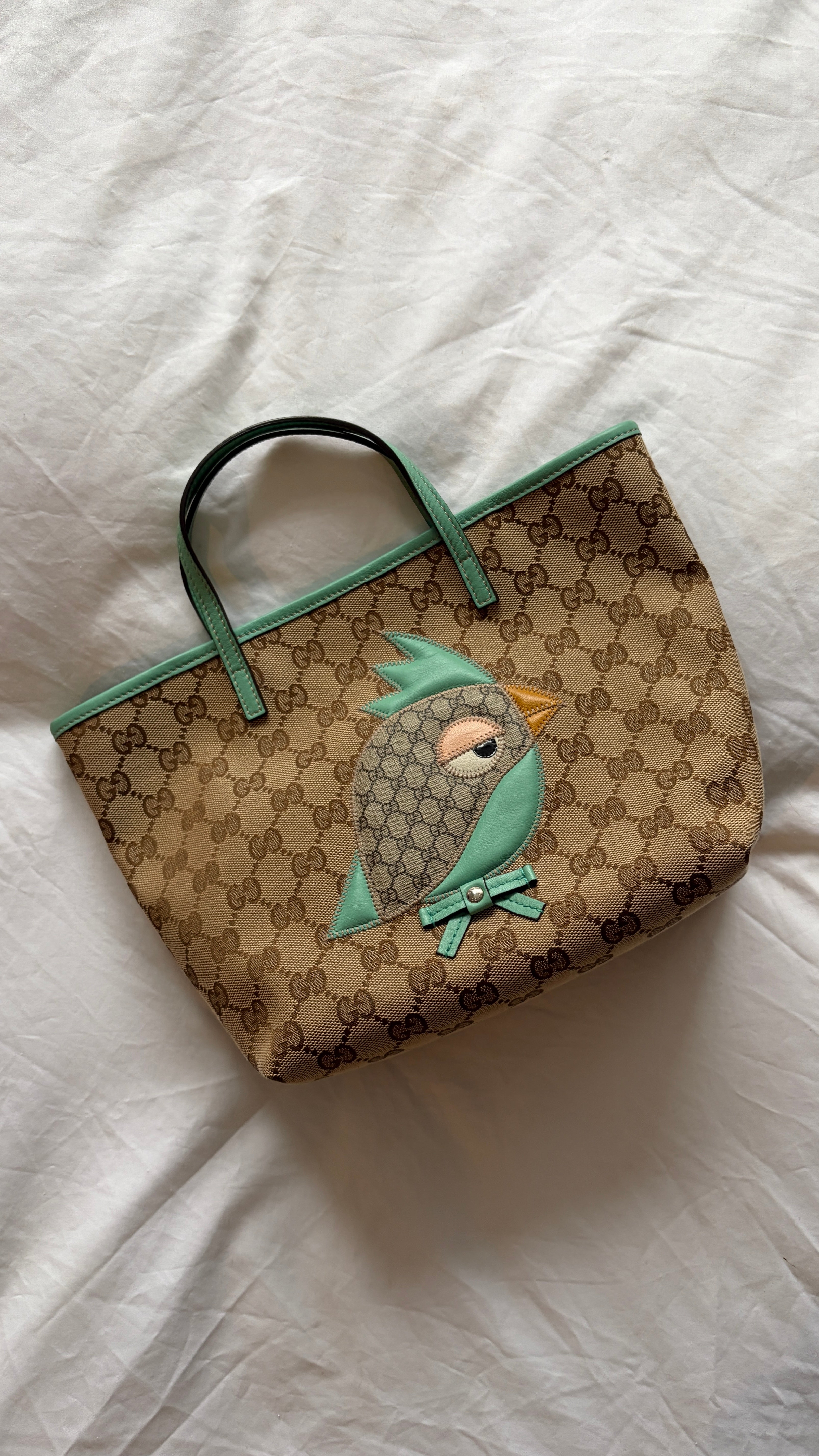 Gucci Children's Zoo Pappagallo Aqua