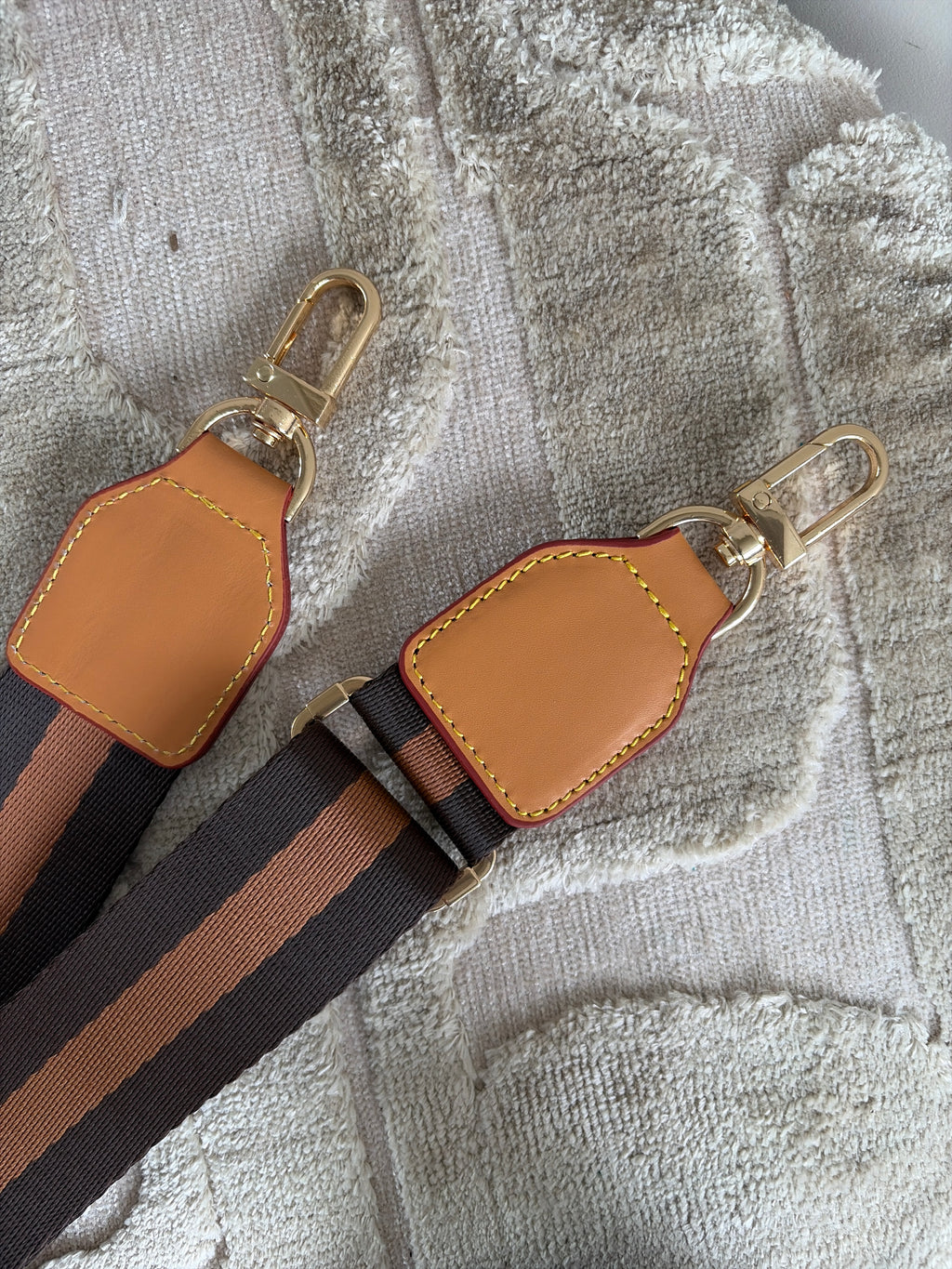 Crossbody strap - Gestreept (Speedy, Alma, Neverfull, Keepall) - 2