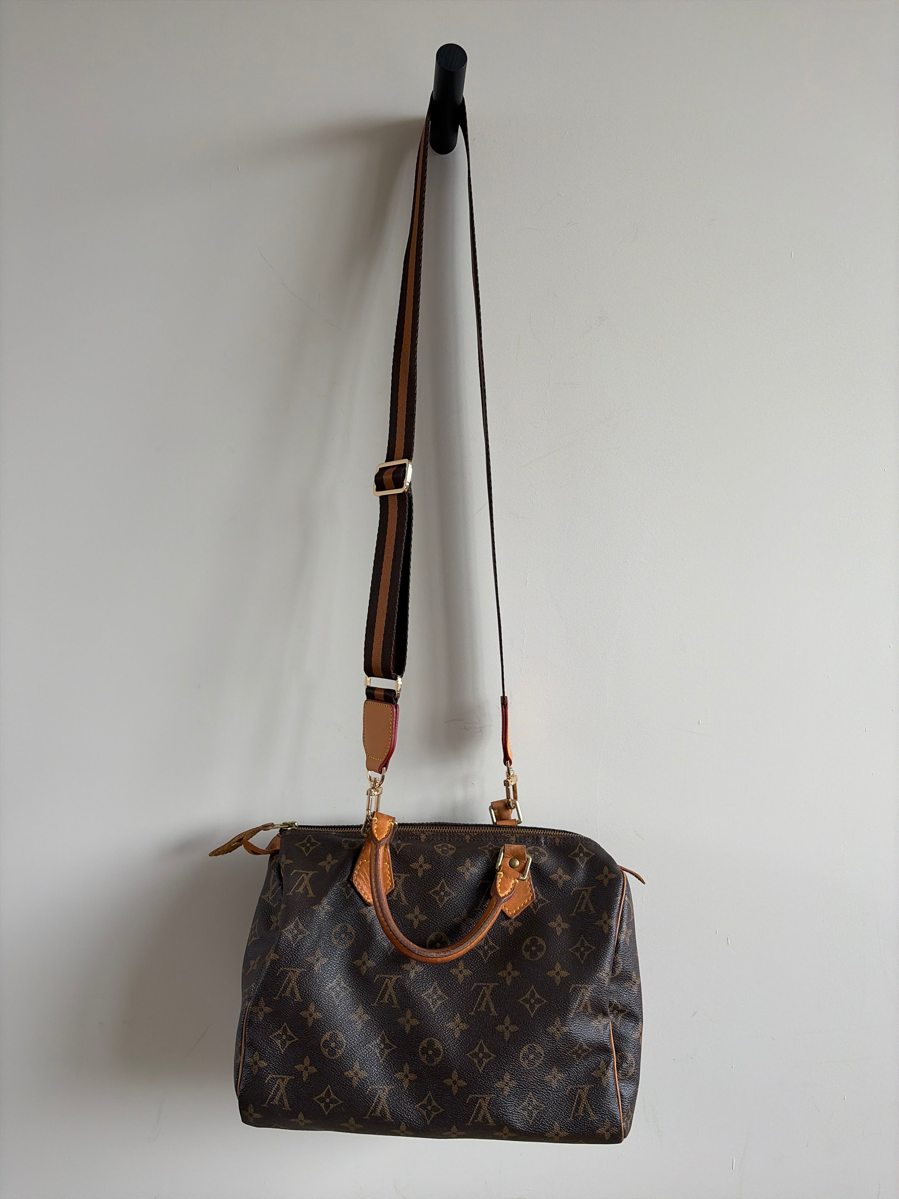 Crossbody strap - Gestreept (Speedy, Alma, Neverfull, Keepall) - 4