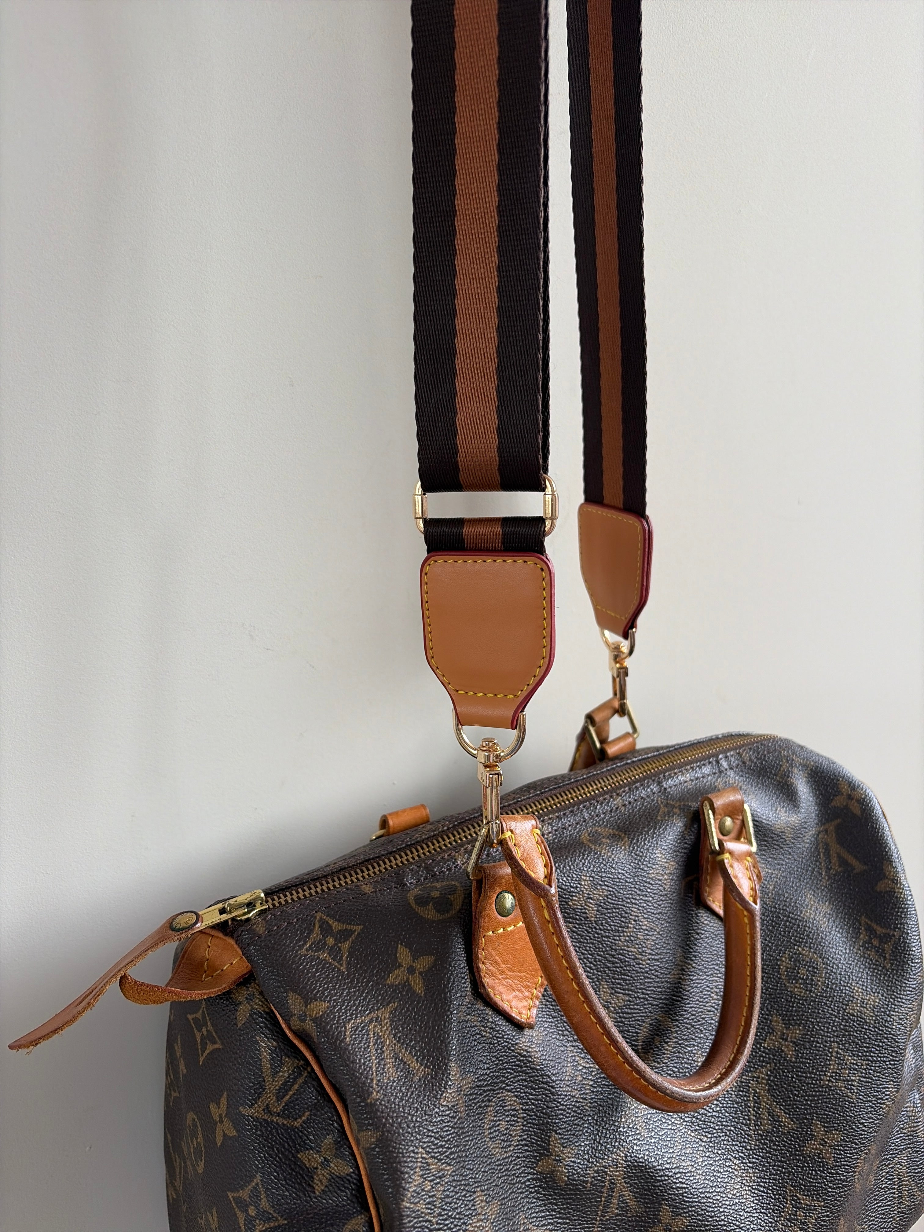 Crossbody strap - Gestreept (Speedy, Alma, Neverfull, Keepall) - 5