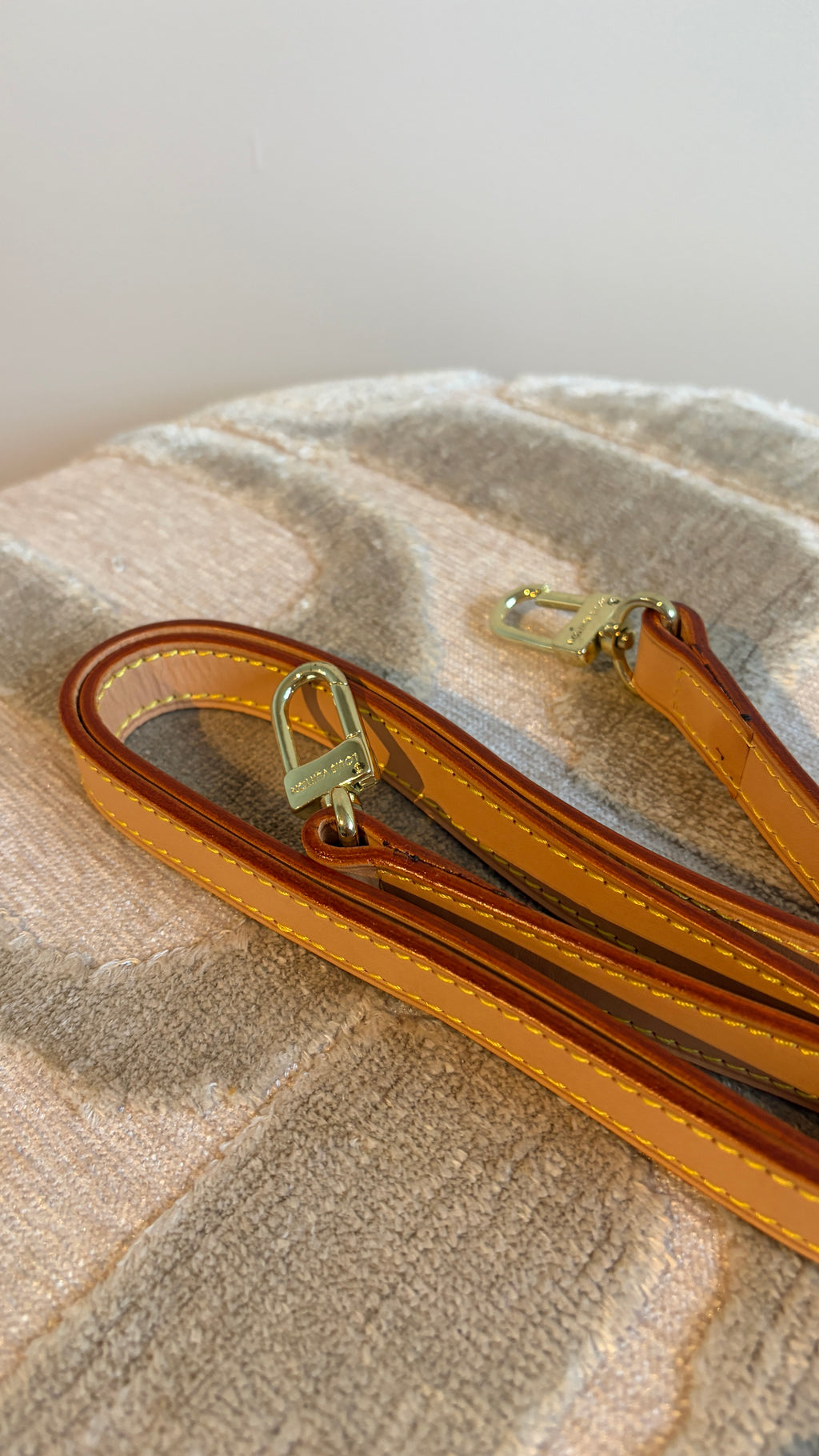 Louis Vuitton Vachetta crossbody strap