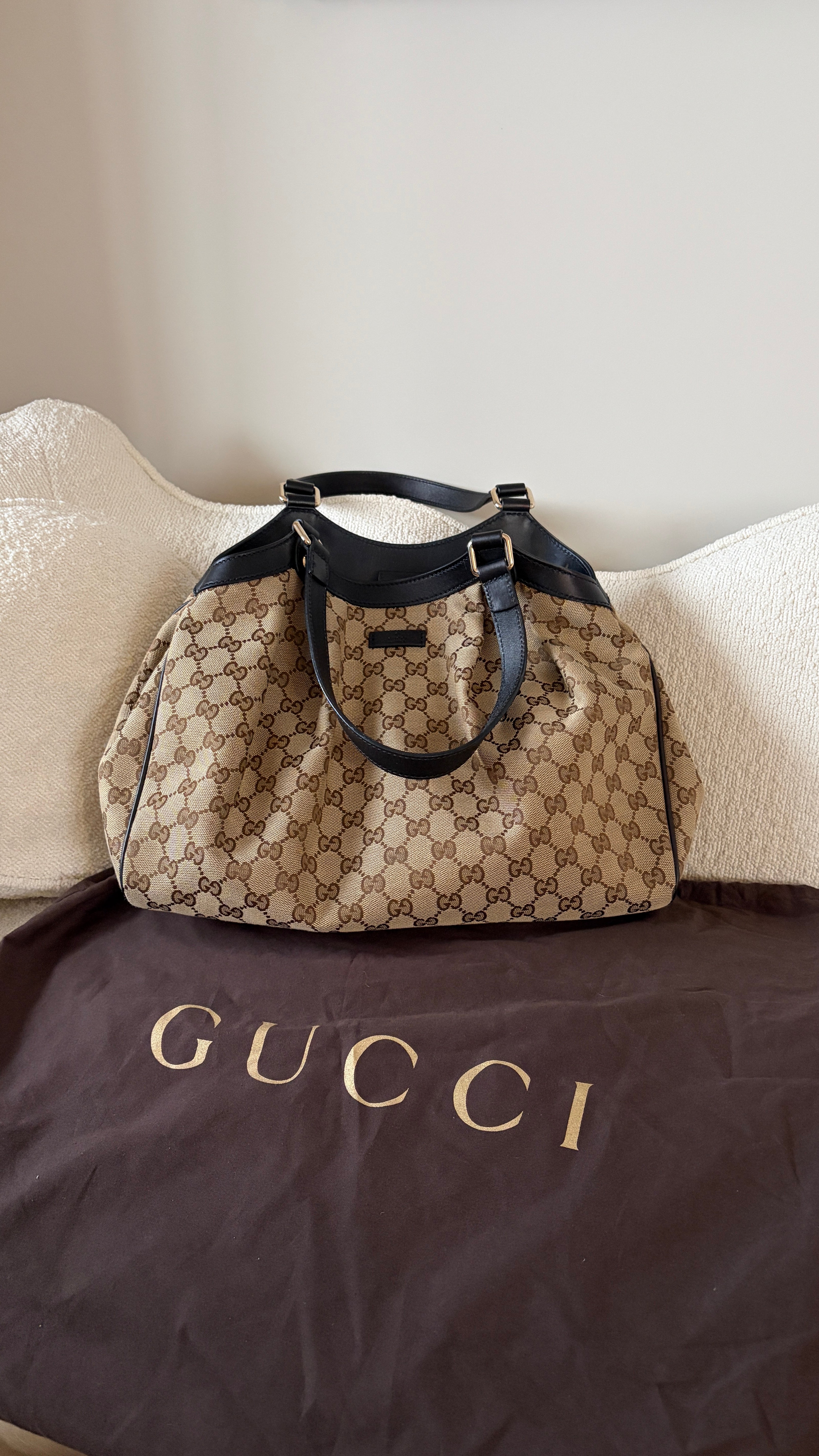 Gucci GG Canvas Tote Bag