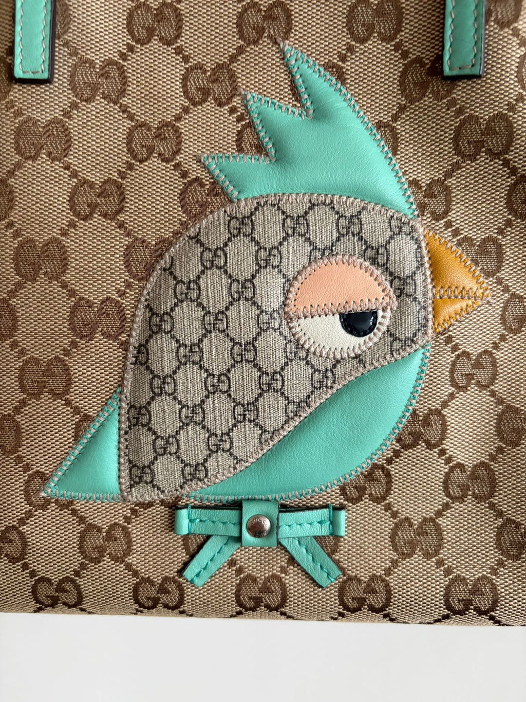 Gucci Children's Zoo Pappagallo Aqua - Detail