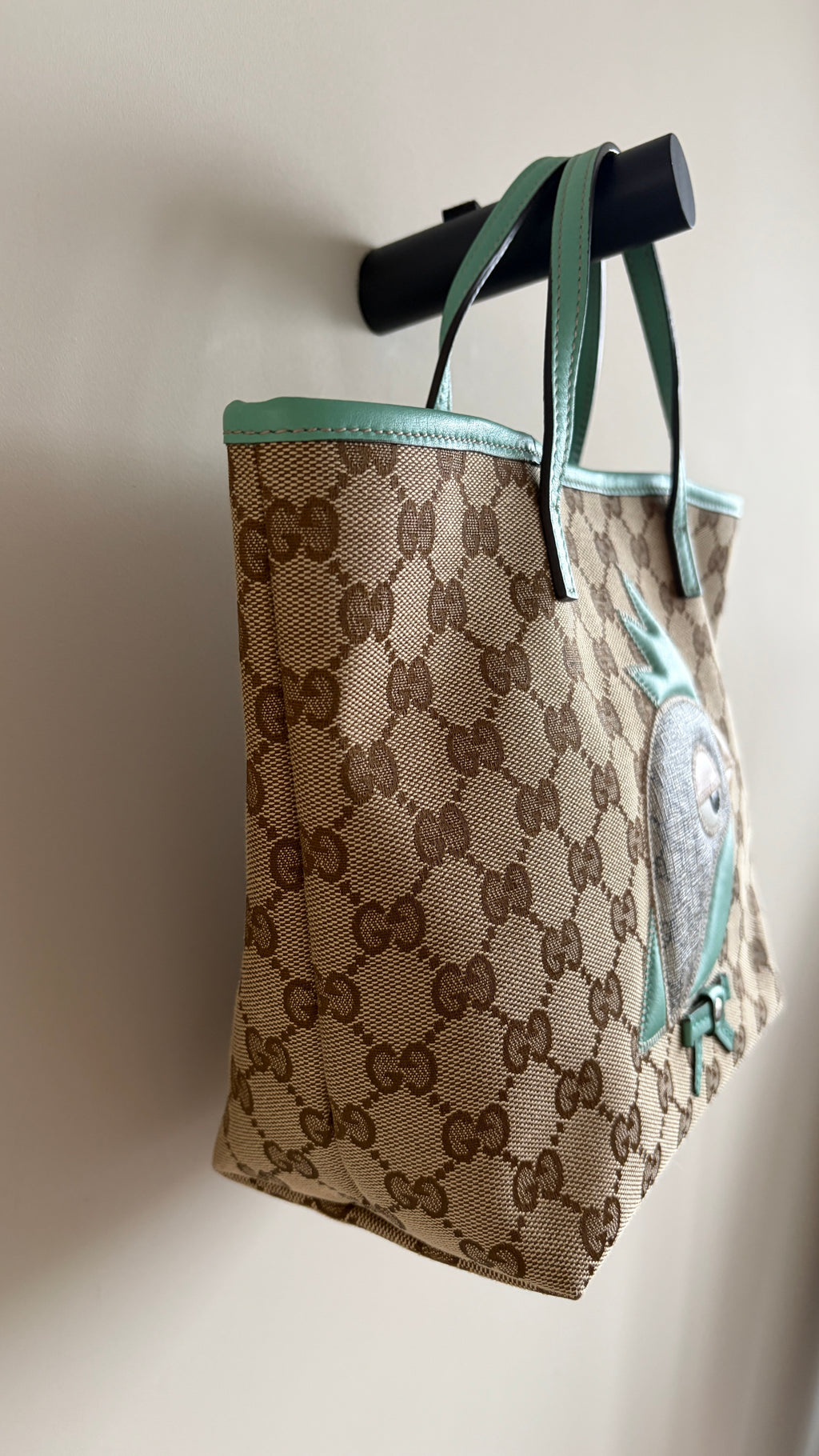 Gucci Children's Zoo Pappagallo Aqua - Zijkant details