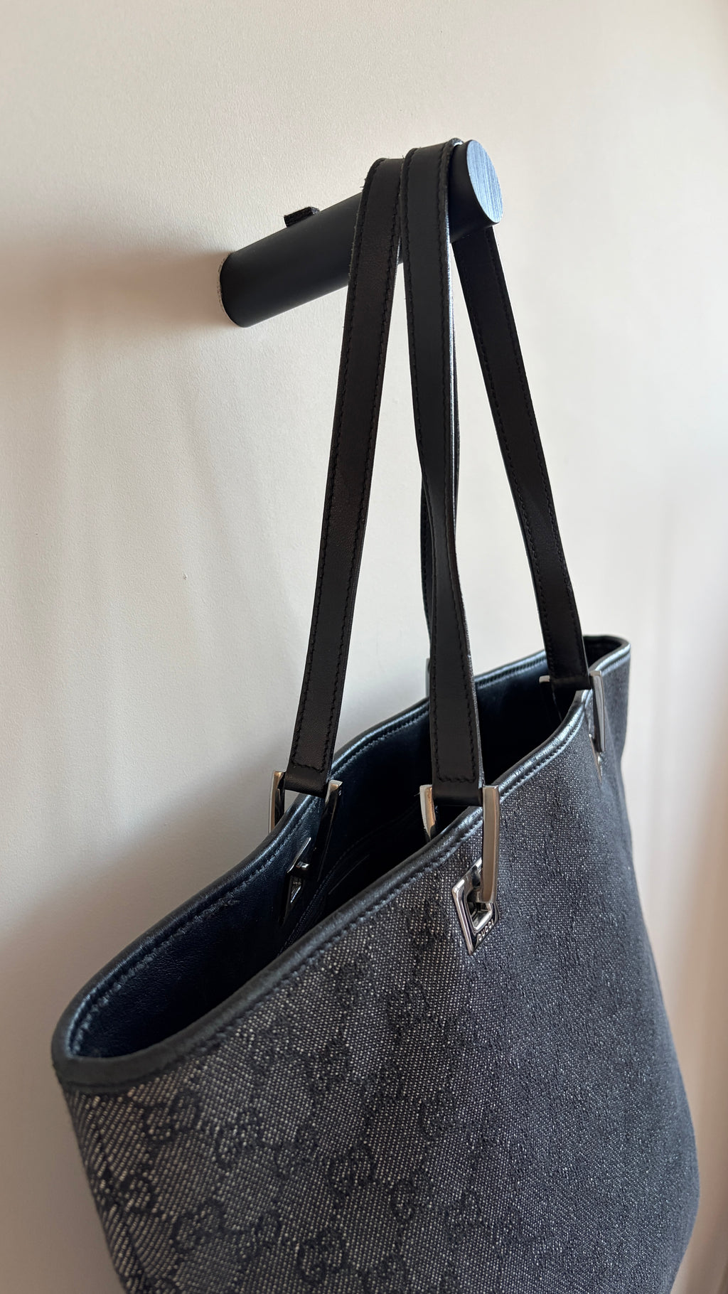 Gucci Denim Tote Bag - hengsels