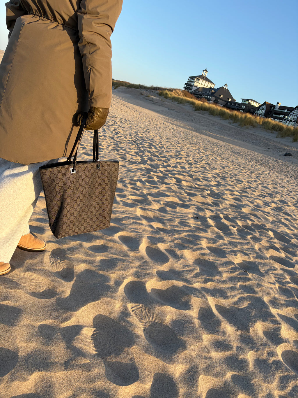 Gucci Denim Tote Bag - sfeerbeeld