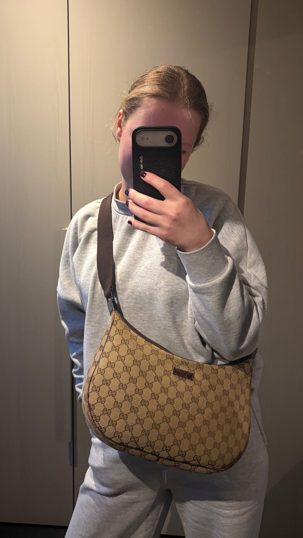 Gucci GG Canvas Half Moon - Pasfoto
