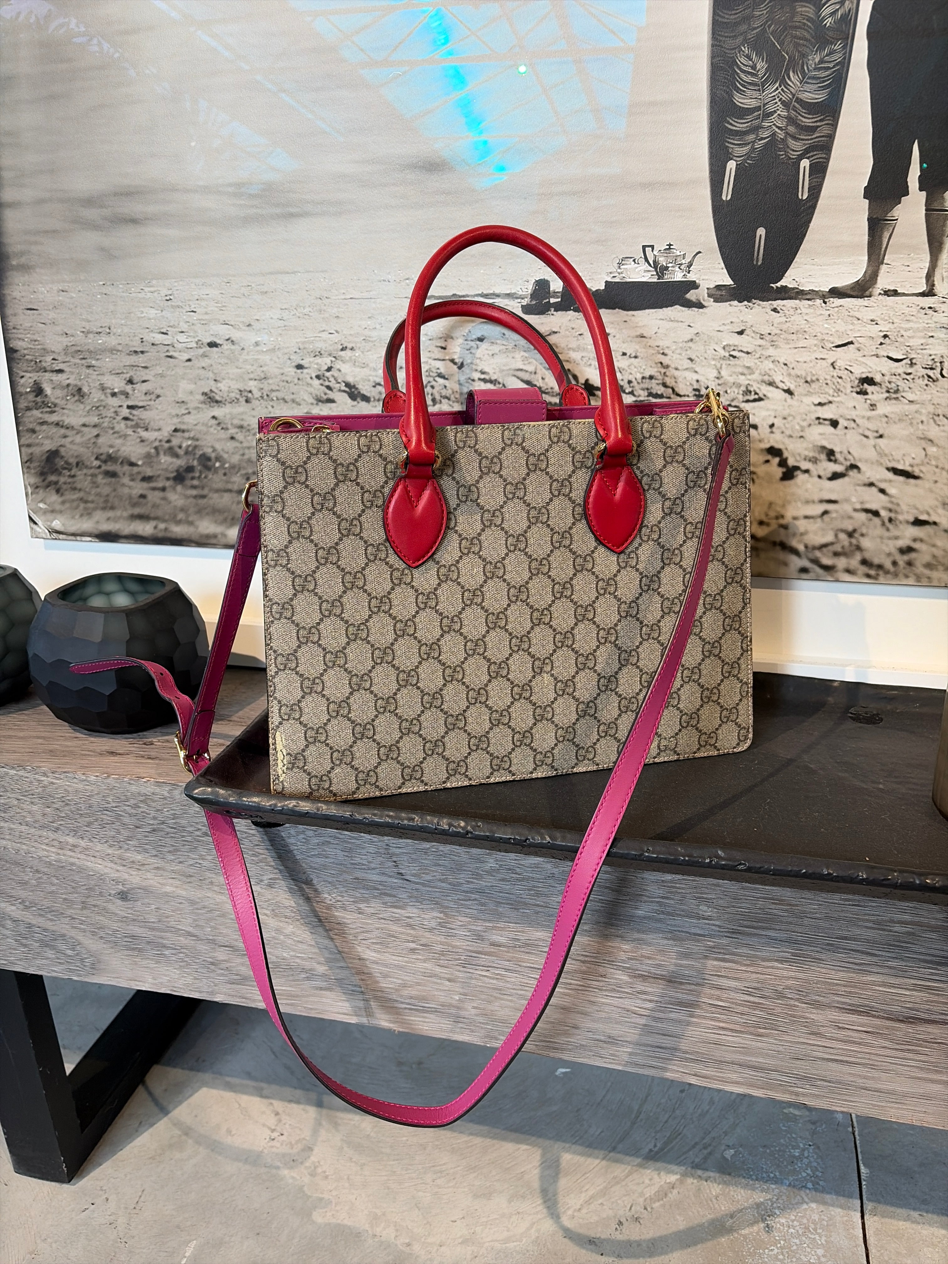 Gucci GG Supreme Top Handle 2Way - The Reborn Edit