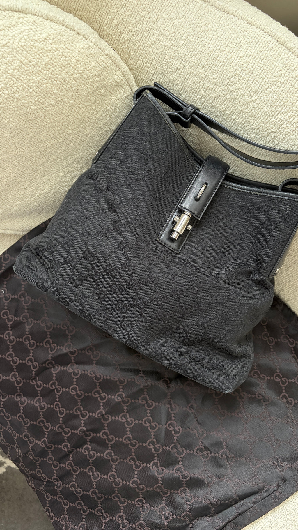  Gucci Jackie Black - met dustbag