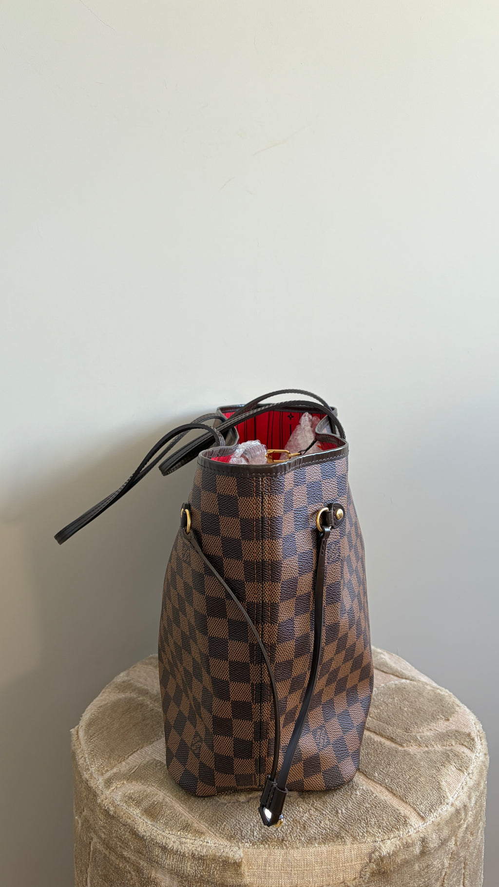 Louis Vuitton Neverfull MM Damier Ebène - Productfoto 10
