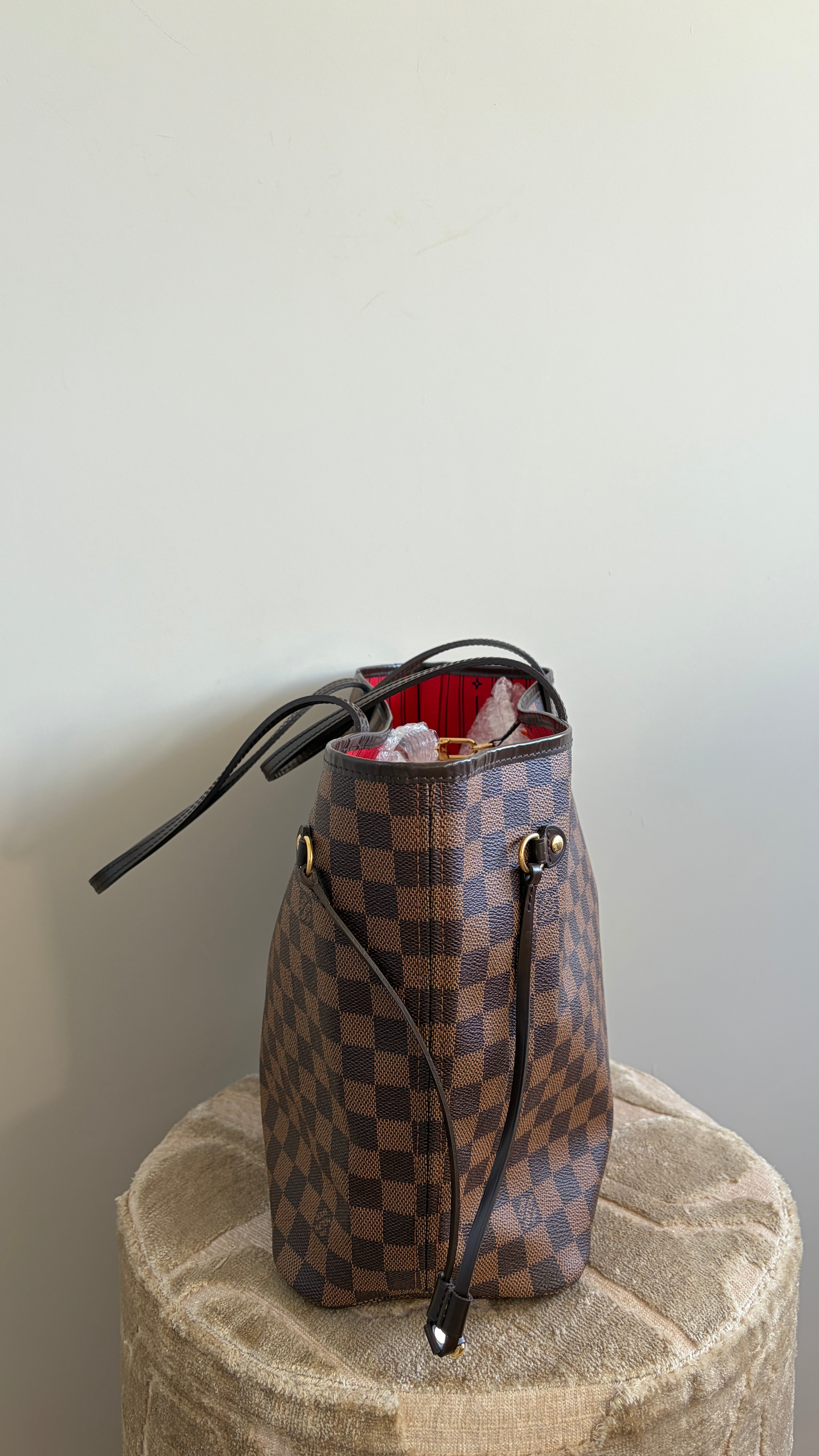 Louis Vuitton Neverfull MM Damier Ebène - Productfoto 10