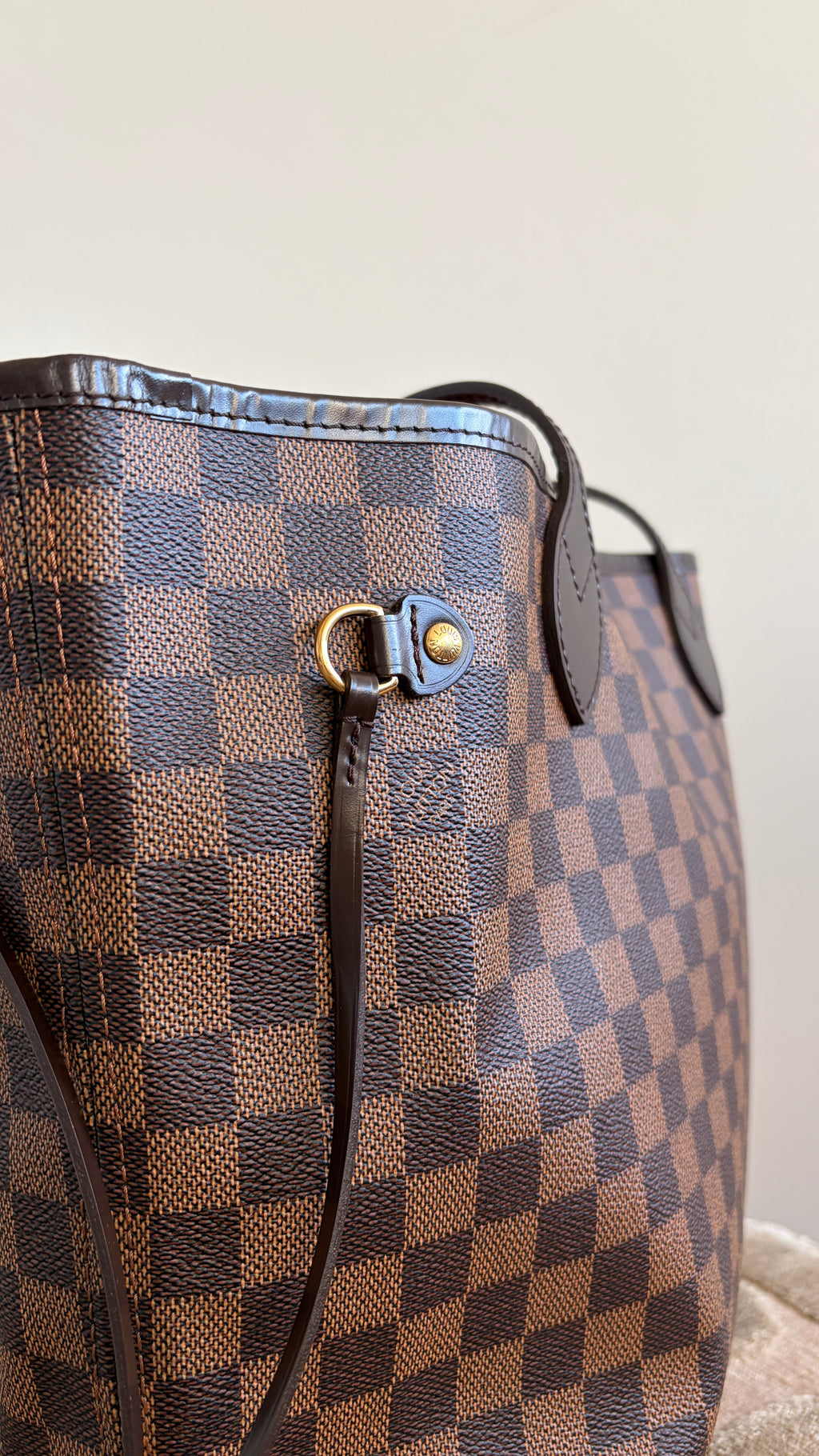 Louis Vuitton Neverfull MM Damier Ebène - Productfoto 11