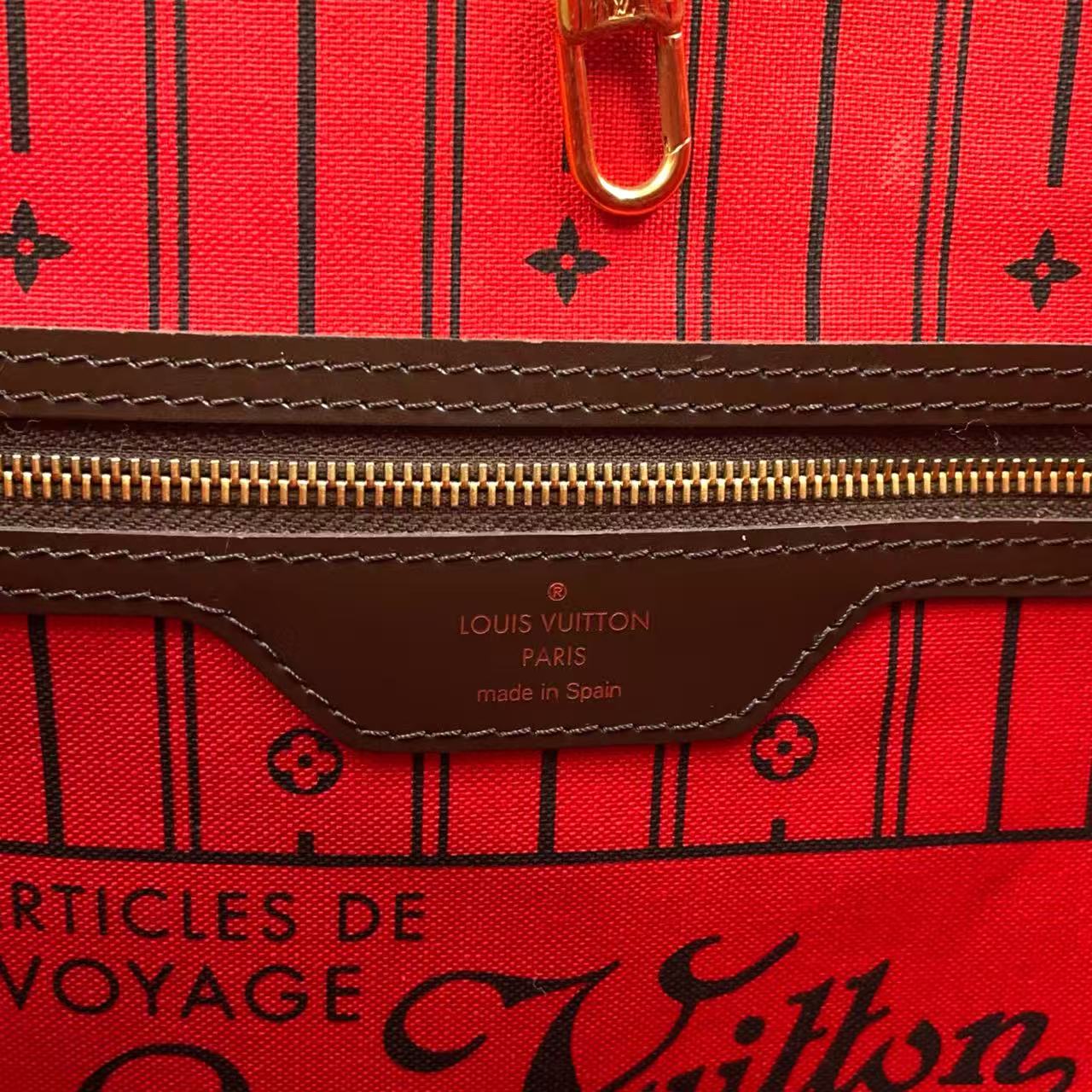 Louis Vuitton Neverfull MM Damier Ebène - Productfoto 17