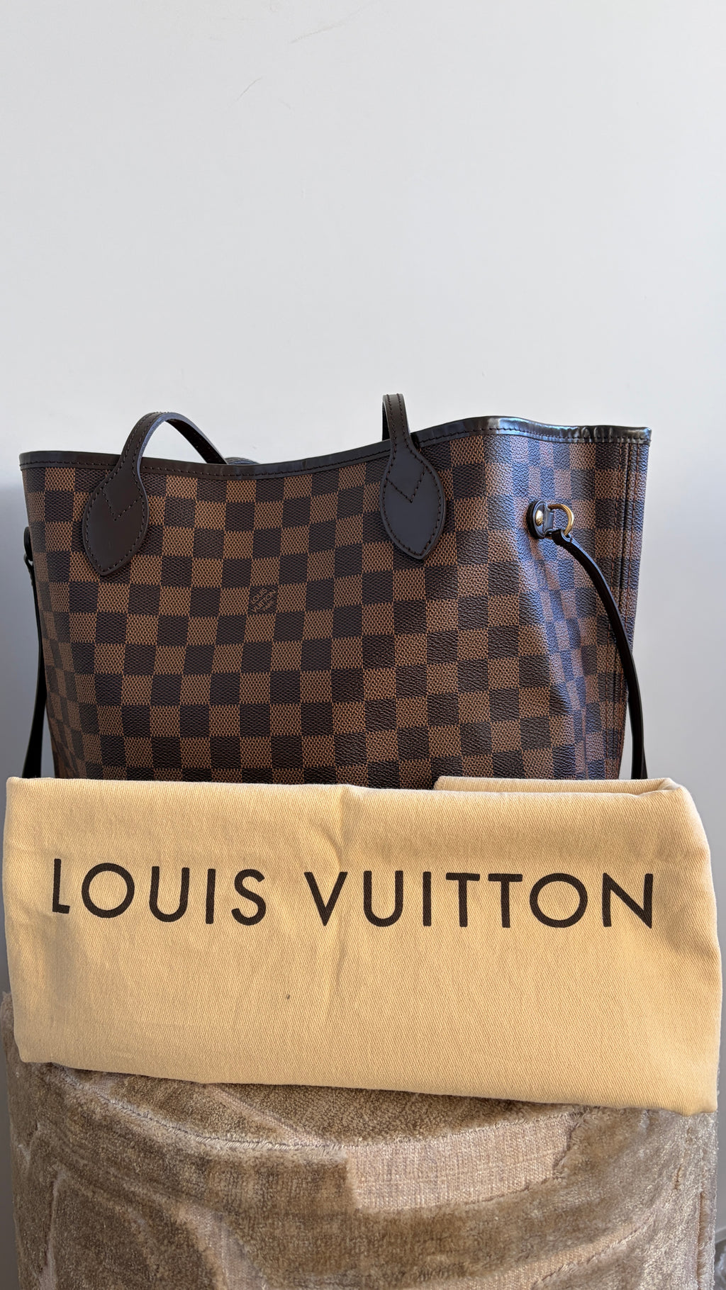 Louis Vuitton Neverfull MM Damier Ebène - Productfoto 2