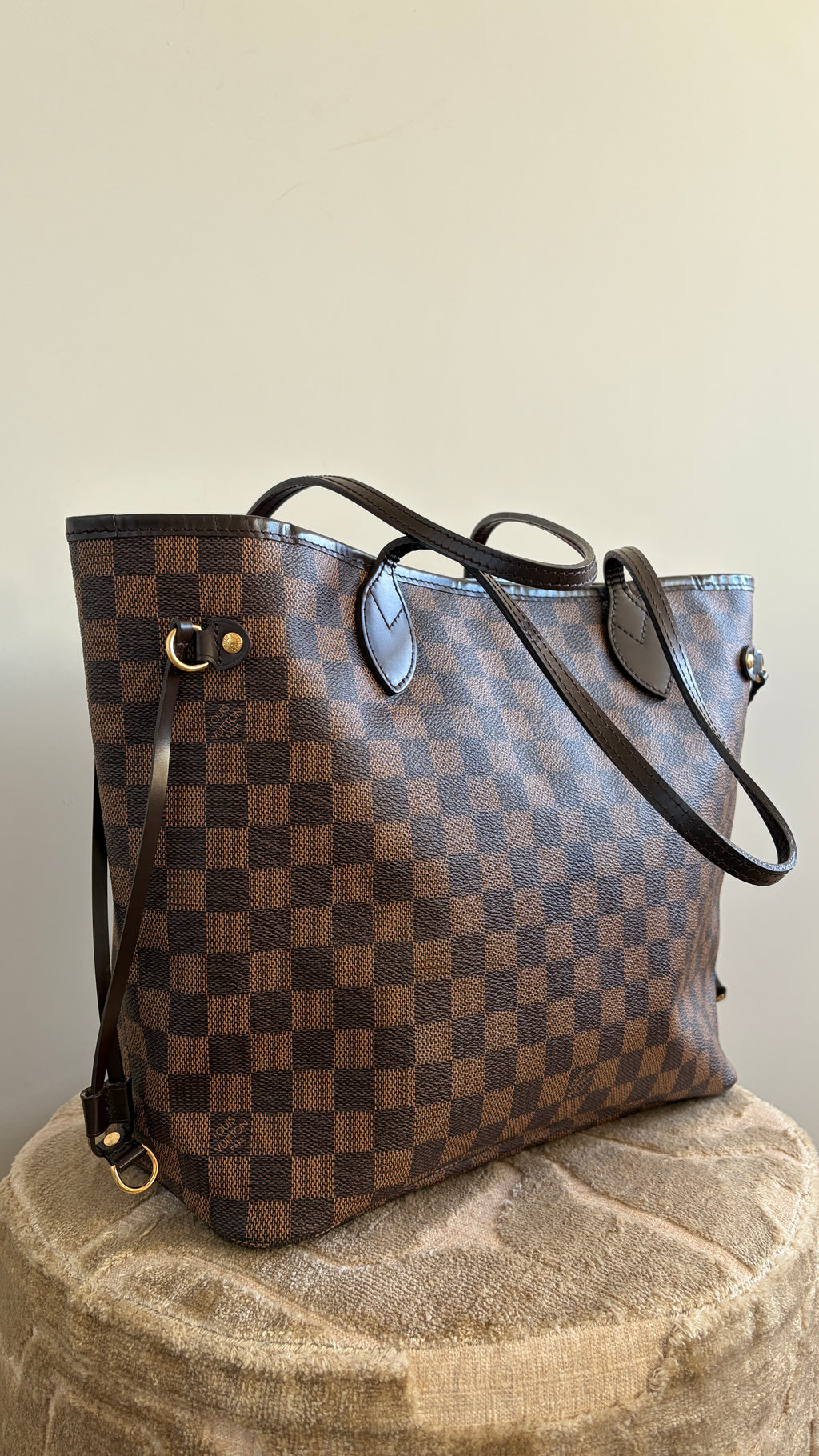 Louis Vuitton Neverfull MM Damier Ebène - Productfoto 3