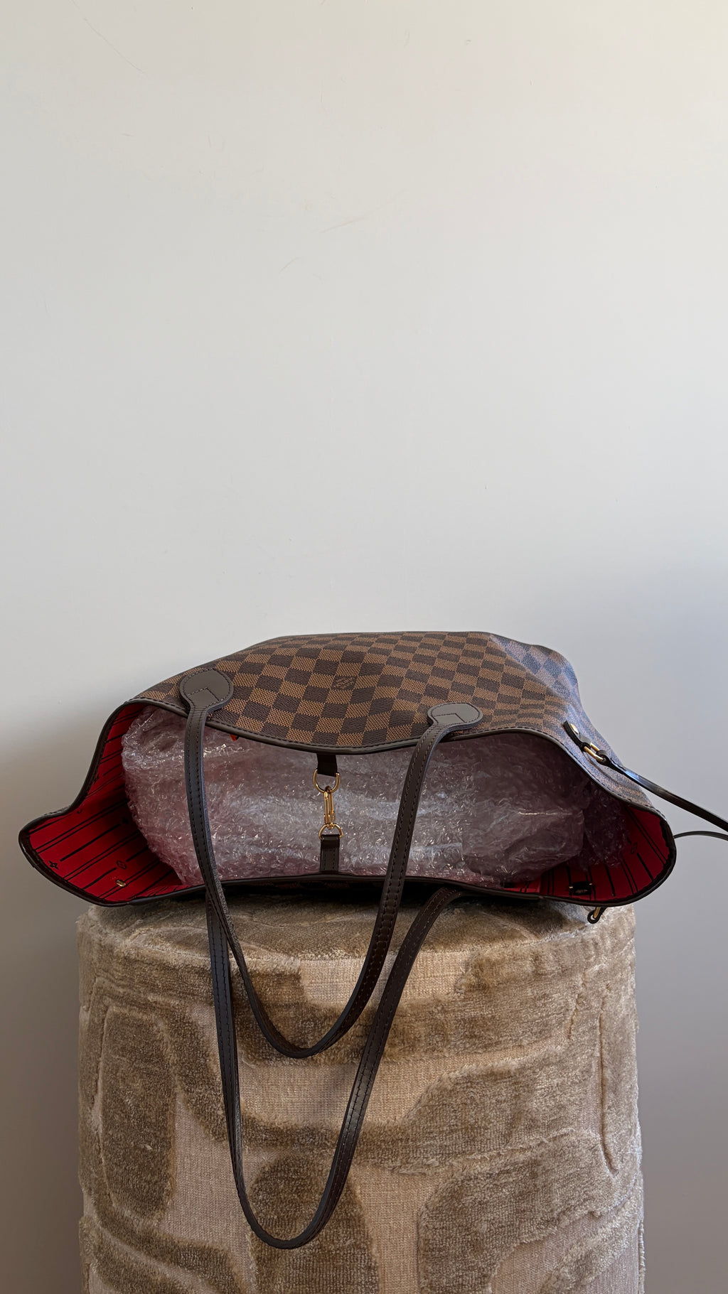 Louis Vuitton Neverfull MM Damier Ebène - Productfoto 7