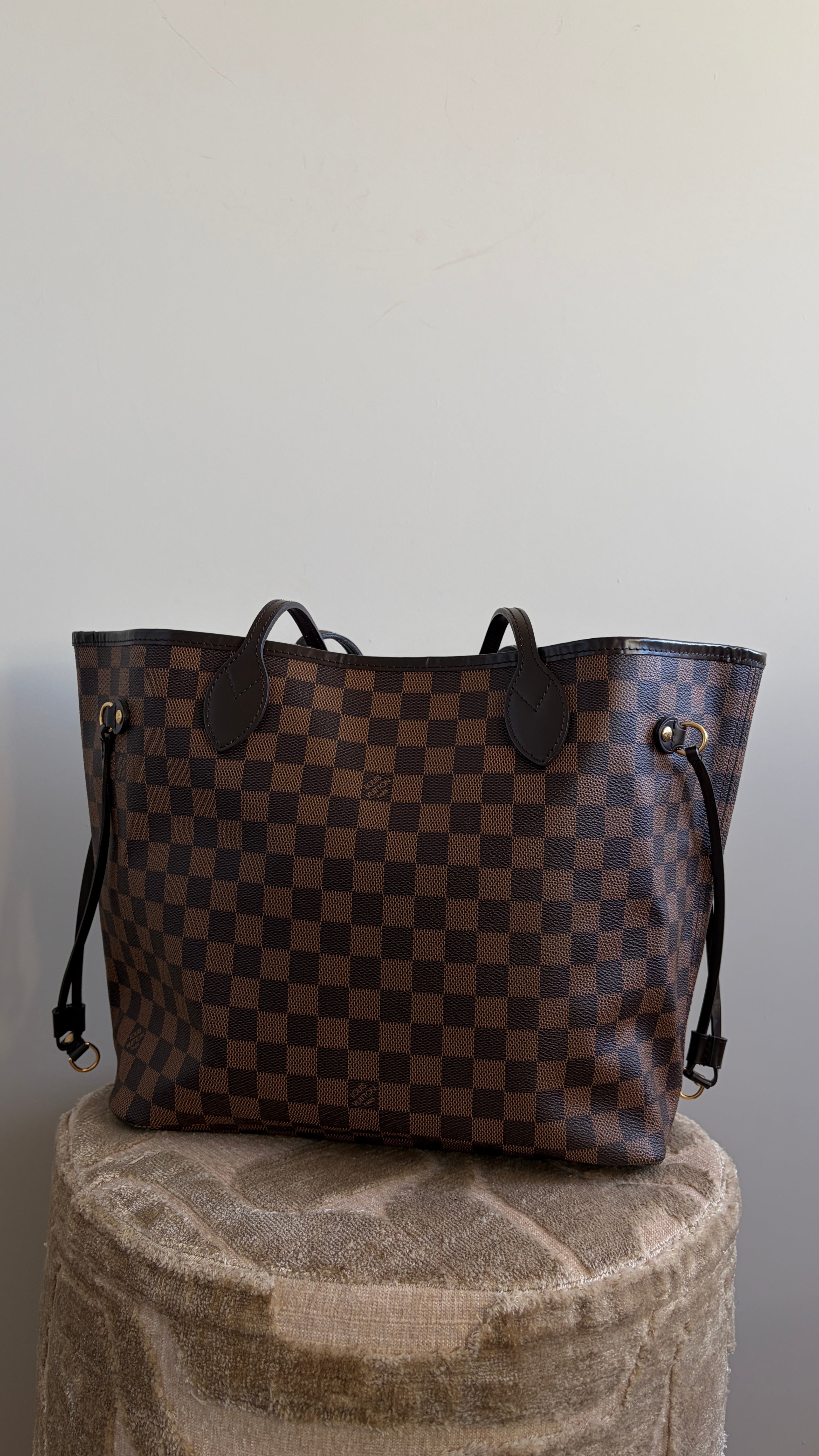 Louis Vuitton Neverfull MM Damier Ebène - Productfoto 9