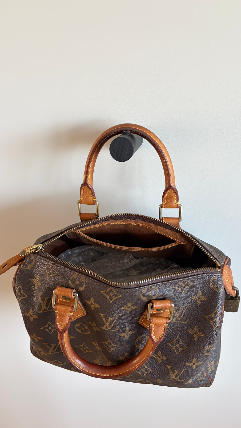 Louis vuitton Speedy 25 - binnenkant 