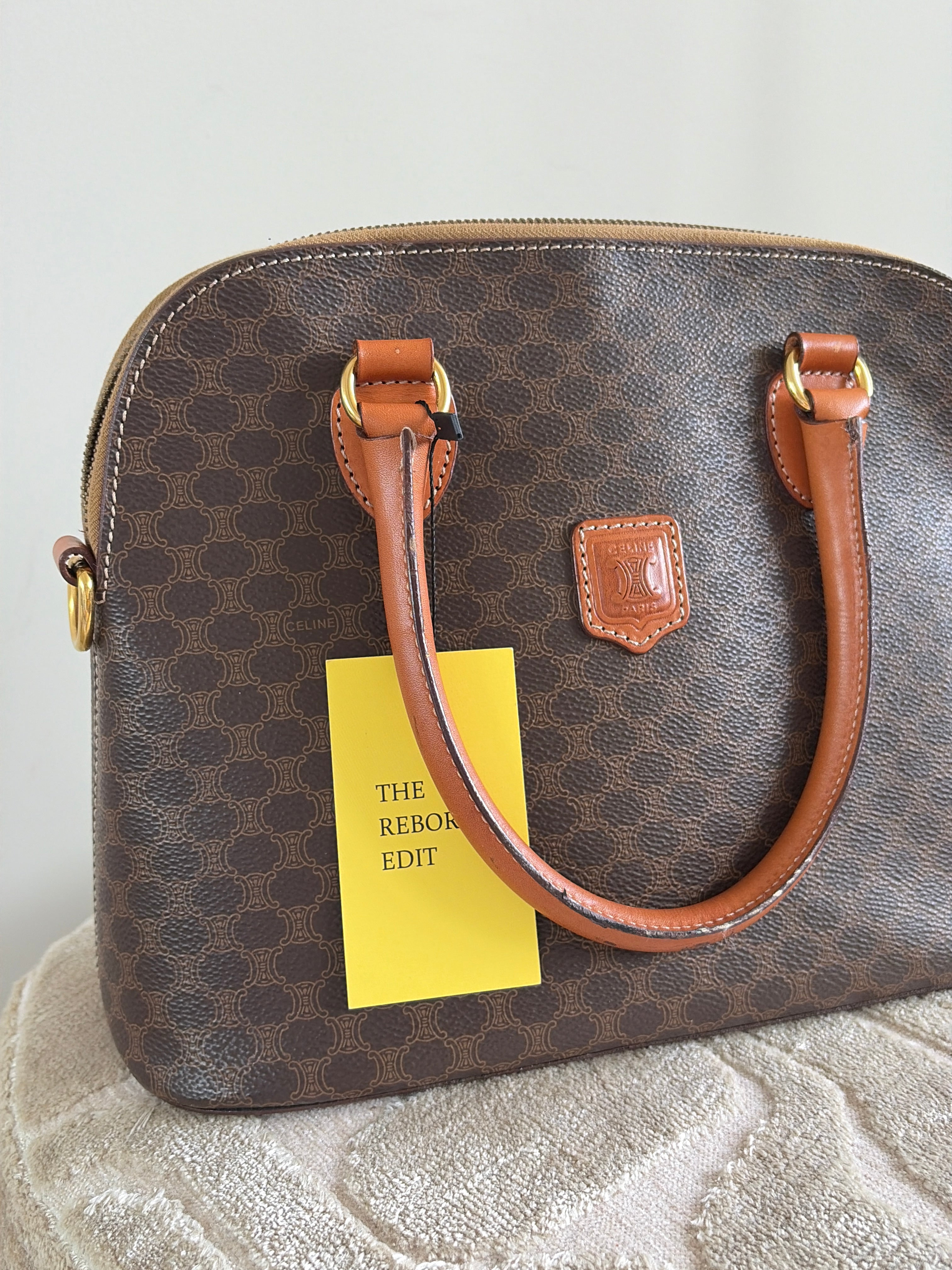 TRE101 - CELINE Macadam Dome Handbag - 10
