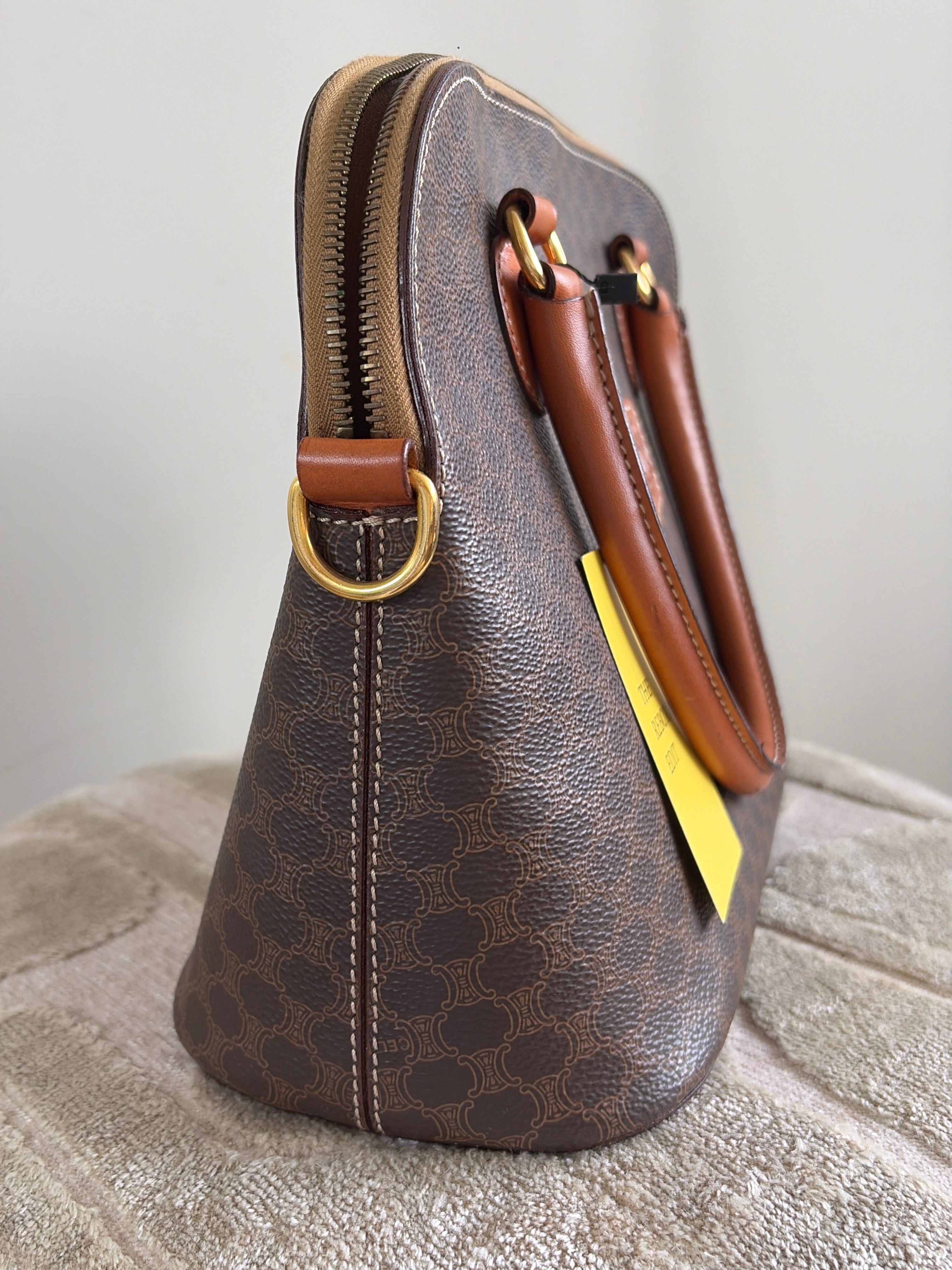 TRE101 - CELINE Macadam Dome Handbag - 12