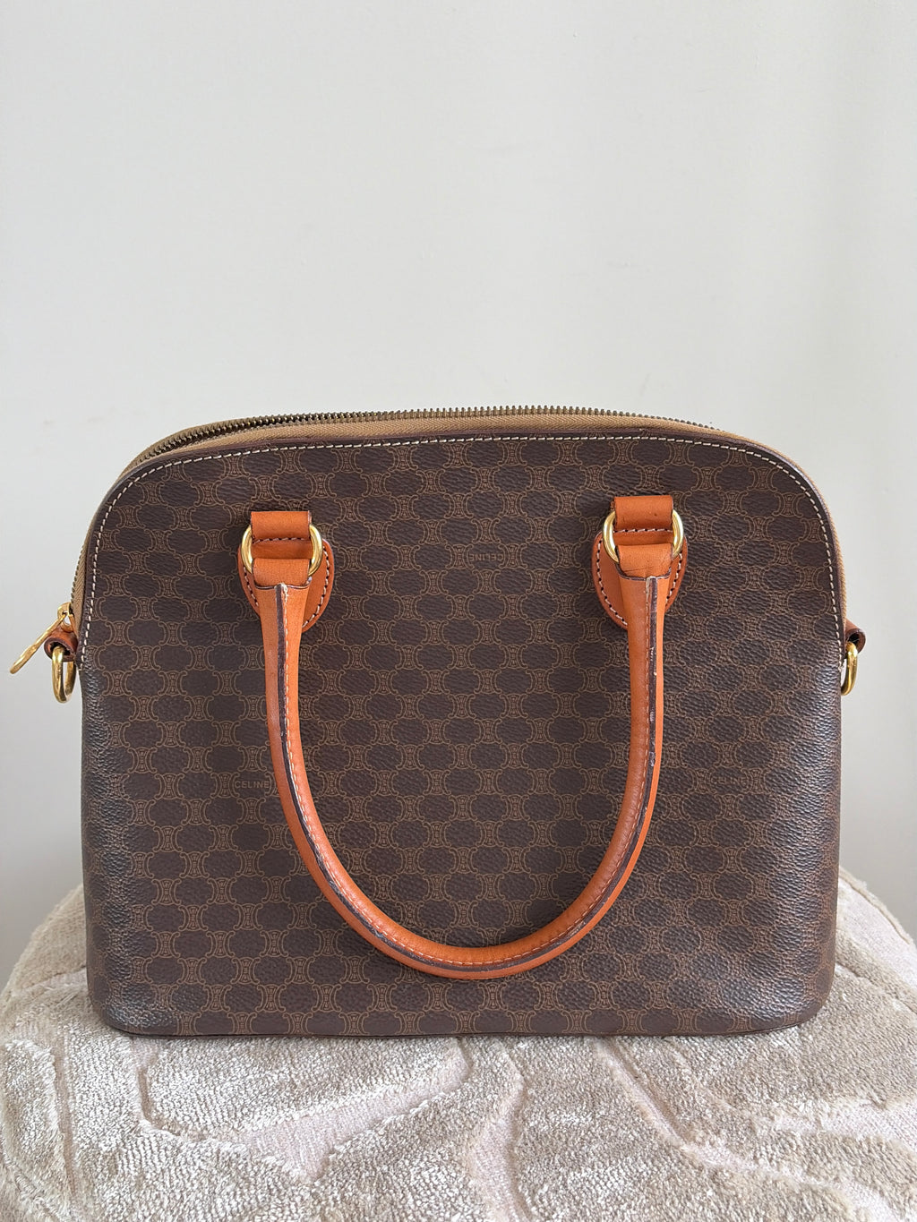 TRE101 - CELINE Macadam Dome Handbag - 13
