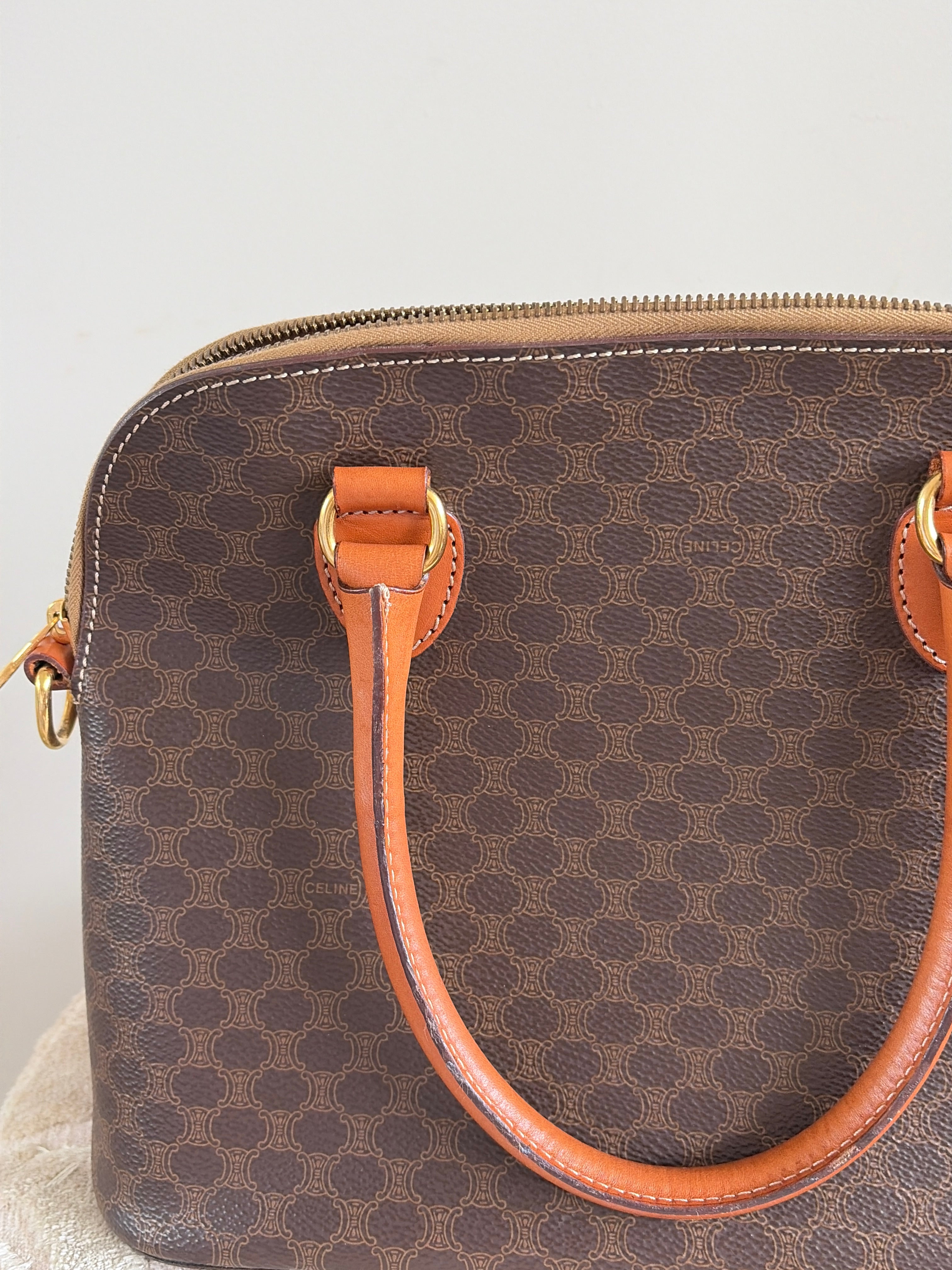 TRE101 - CELINE Macadam Dome Handbag - 14