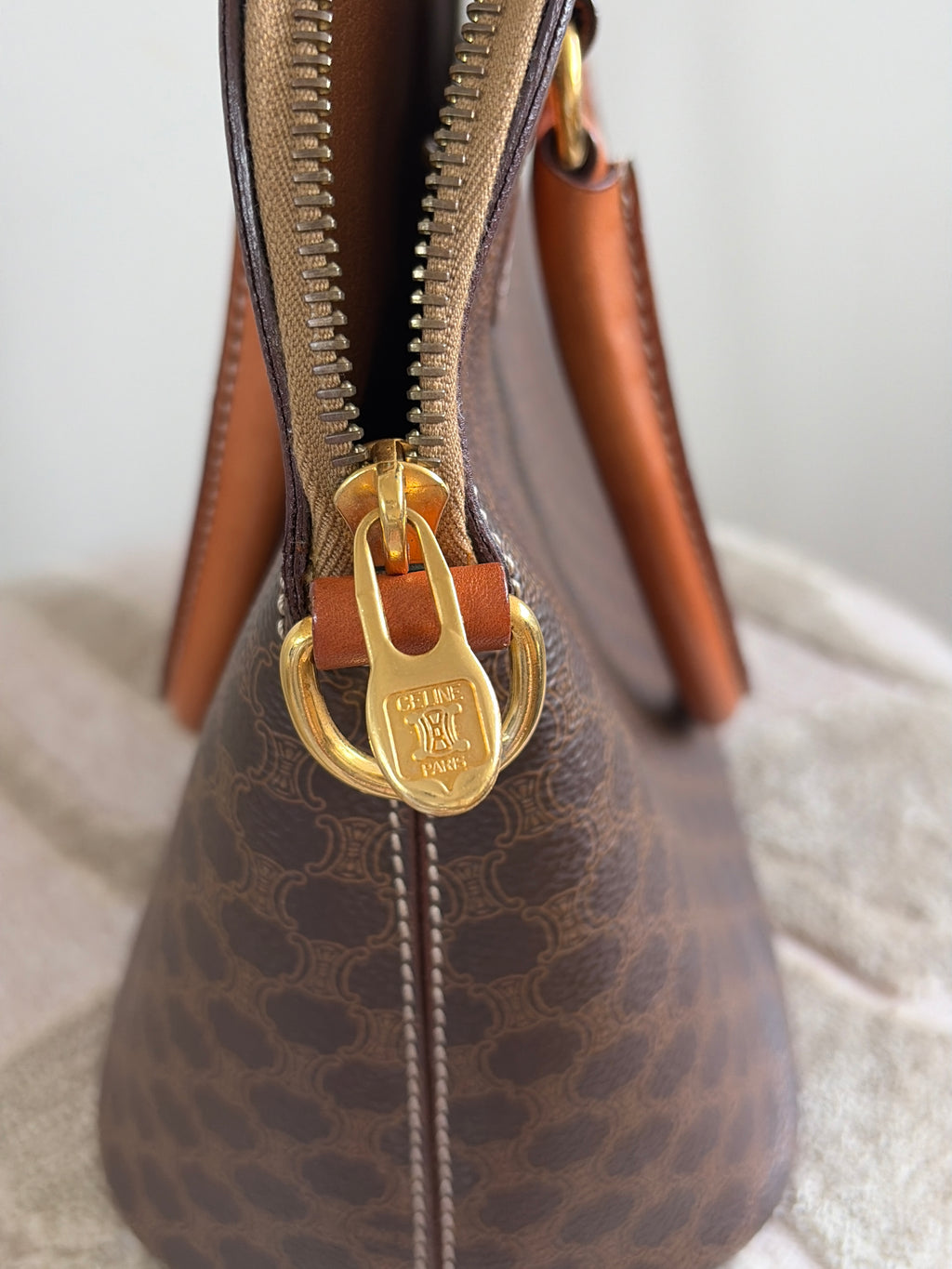 TRE101 - CELINE Macadam Dome Handbag - 15