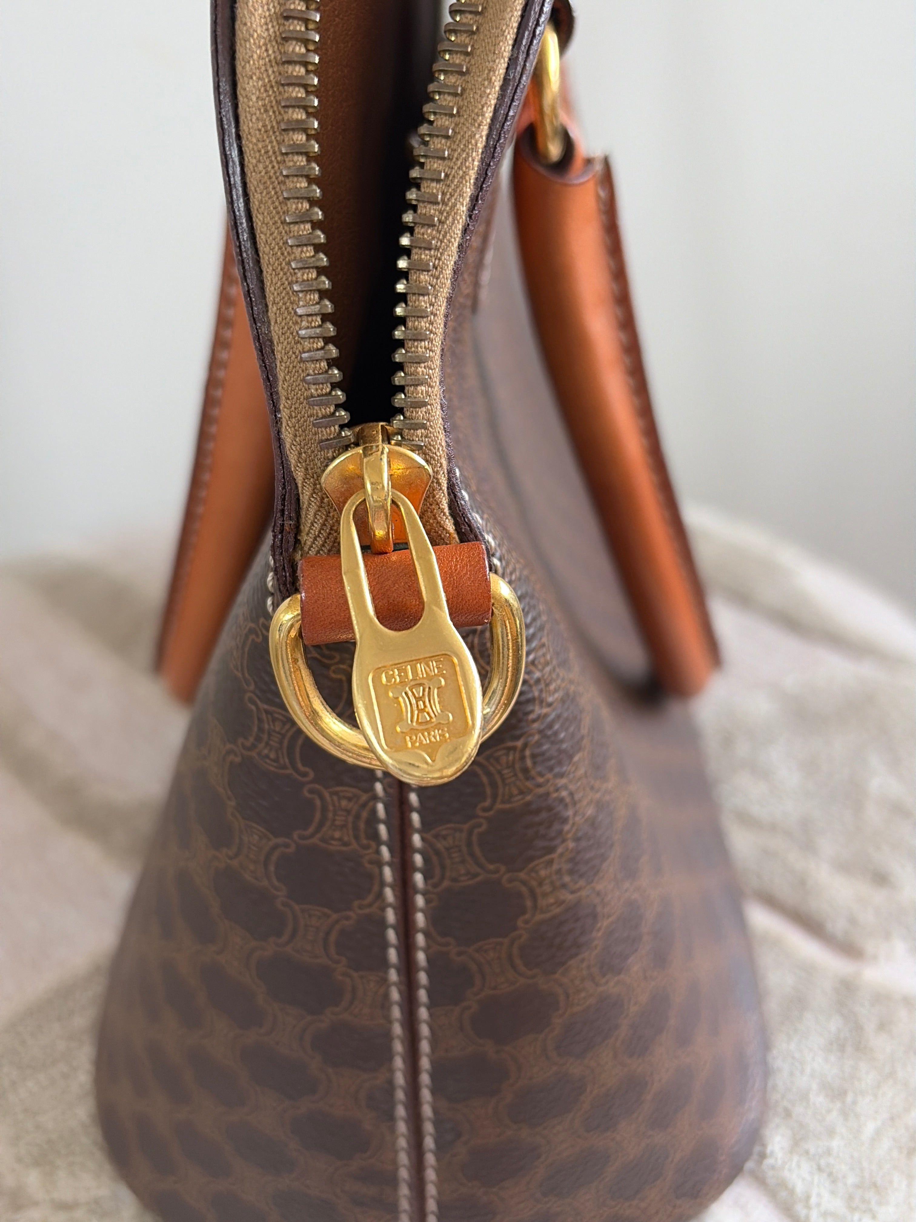 TRE101 - CELINE Macadam Dome Handbag - 15