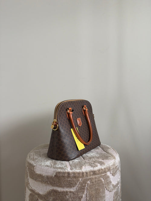 TRE101 - CELINE Macadam Dome Handbag - 2