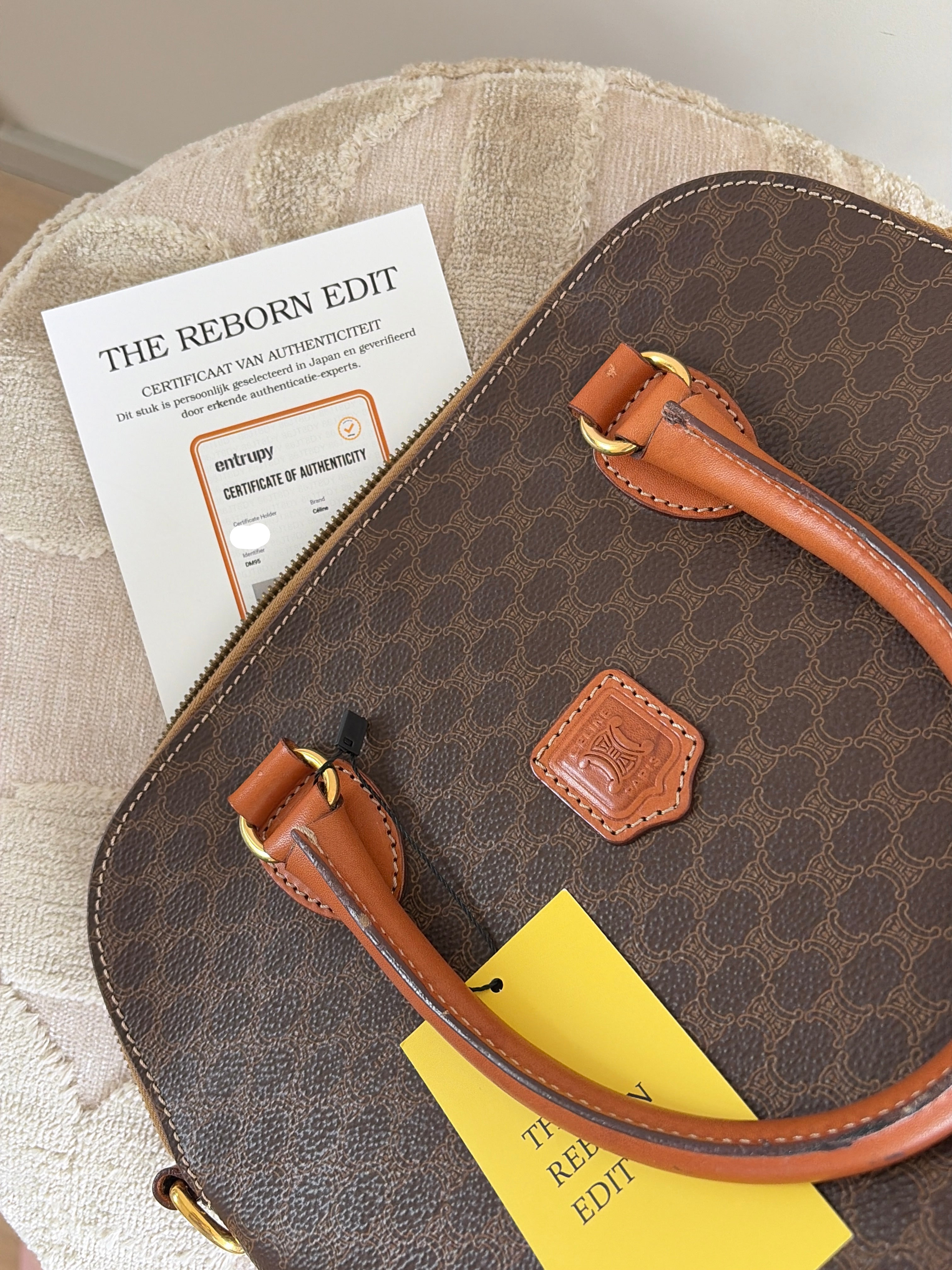 TRE101 - CELINE Macadam Dome Handbag - 20