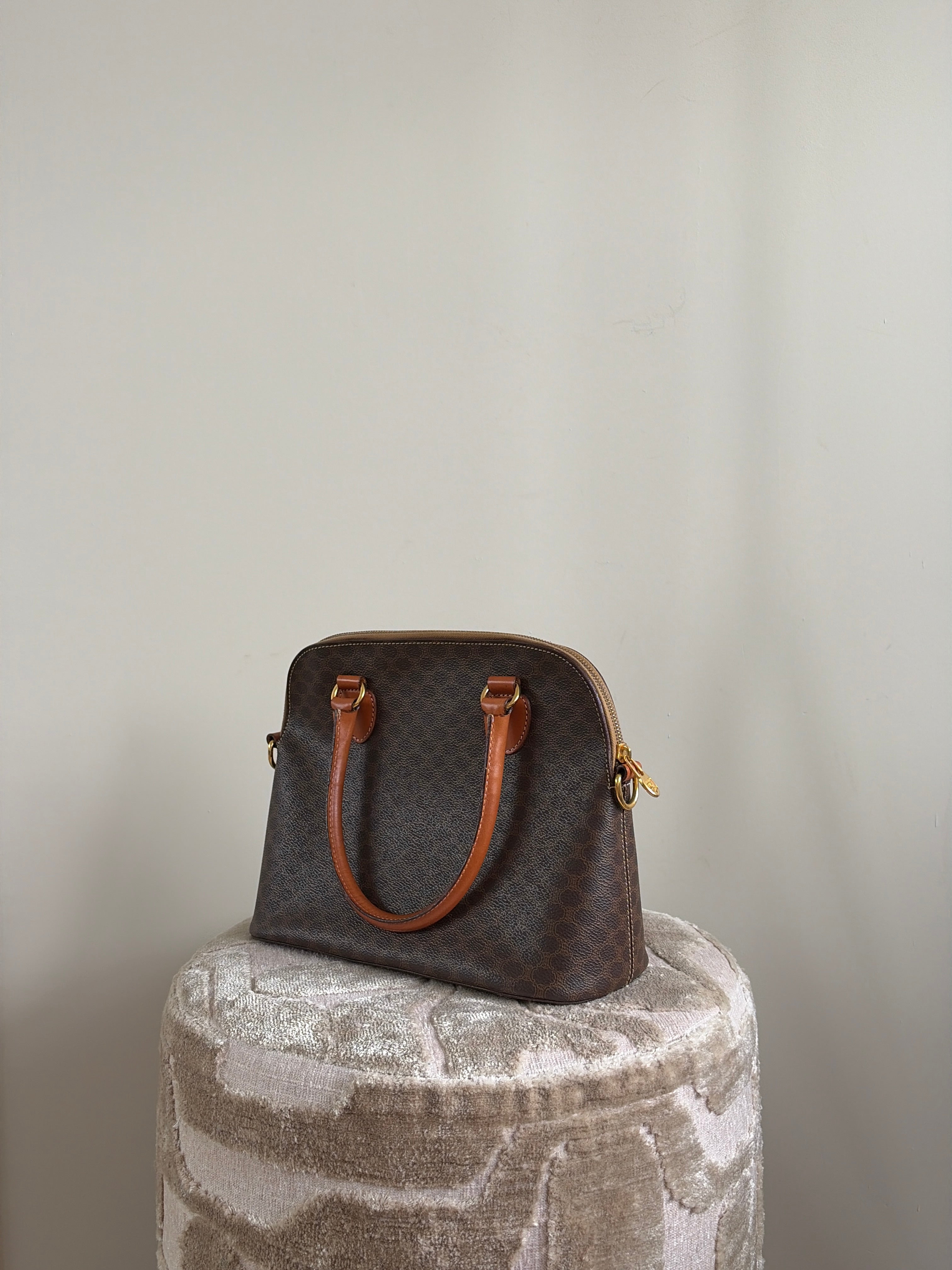 TRE101 - CELINE Macadam Dome Handbag - 3