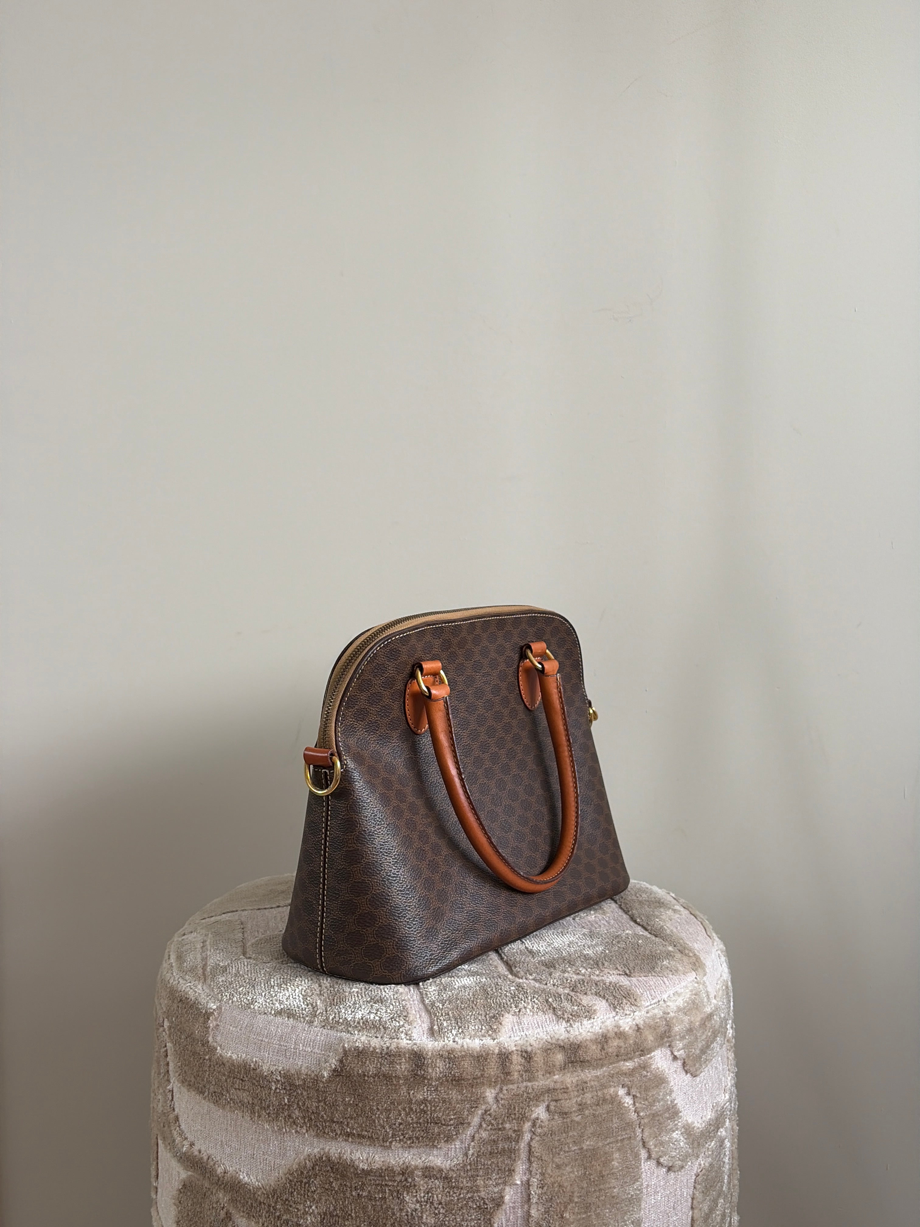TRE101 - CELINE Macadam Dome Handbag - 4