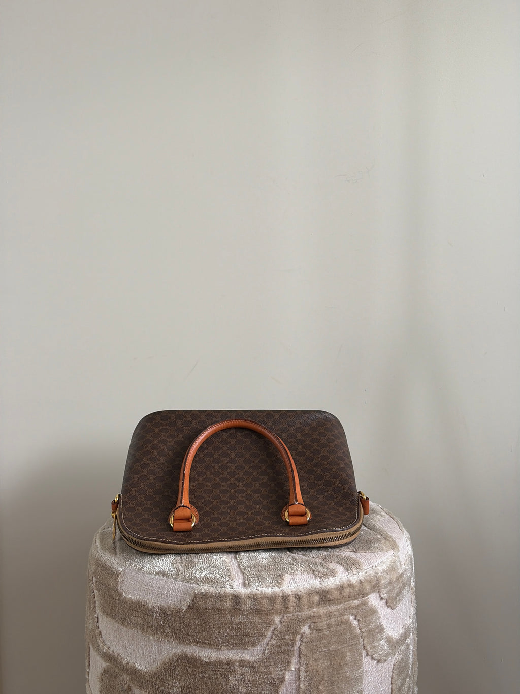 TRE101 - CELINE Macadam Dome Handbag - 6