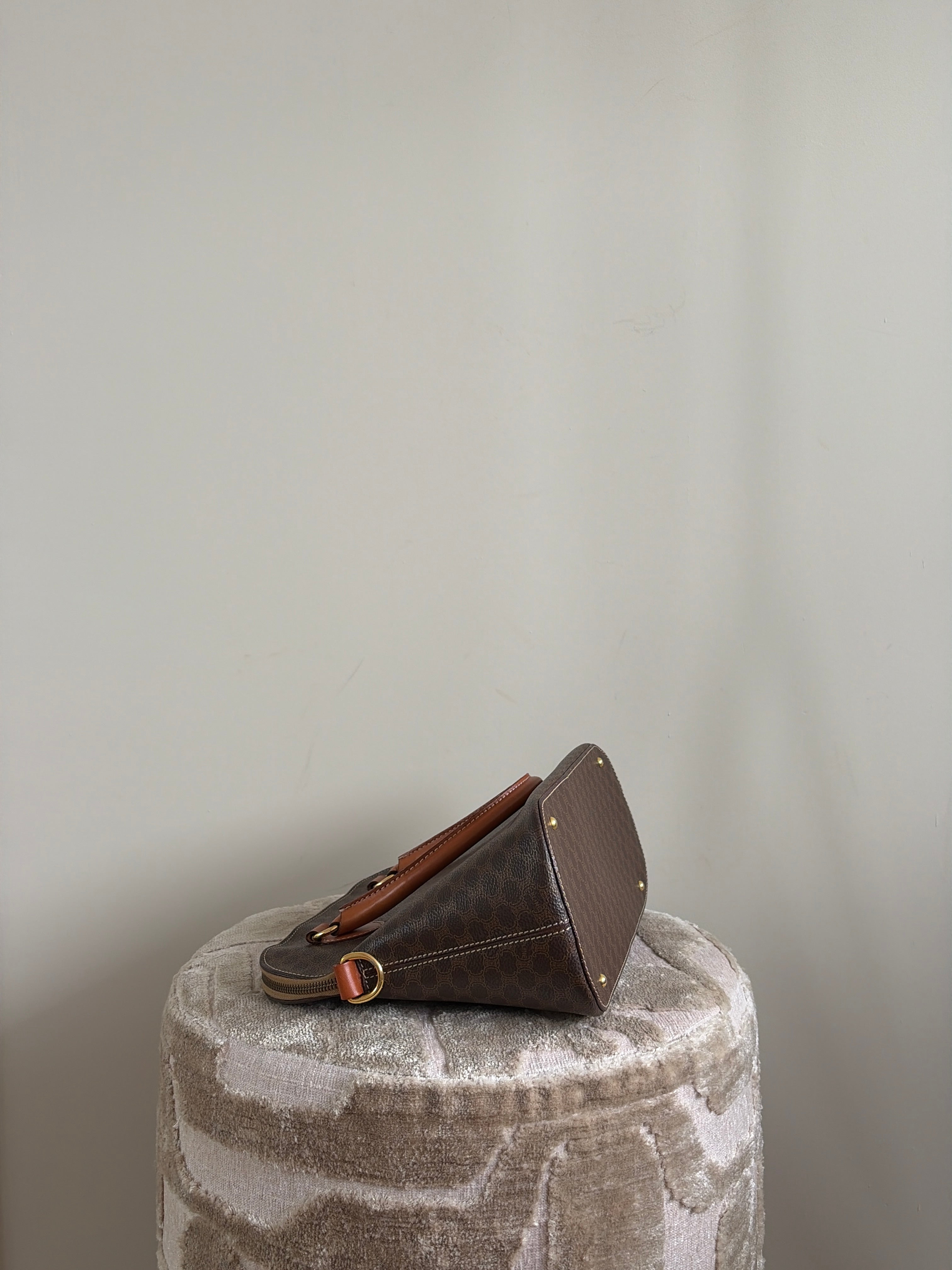 TRE101 - CELINE Macadam Dome Handbag - 7