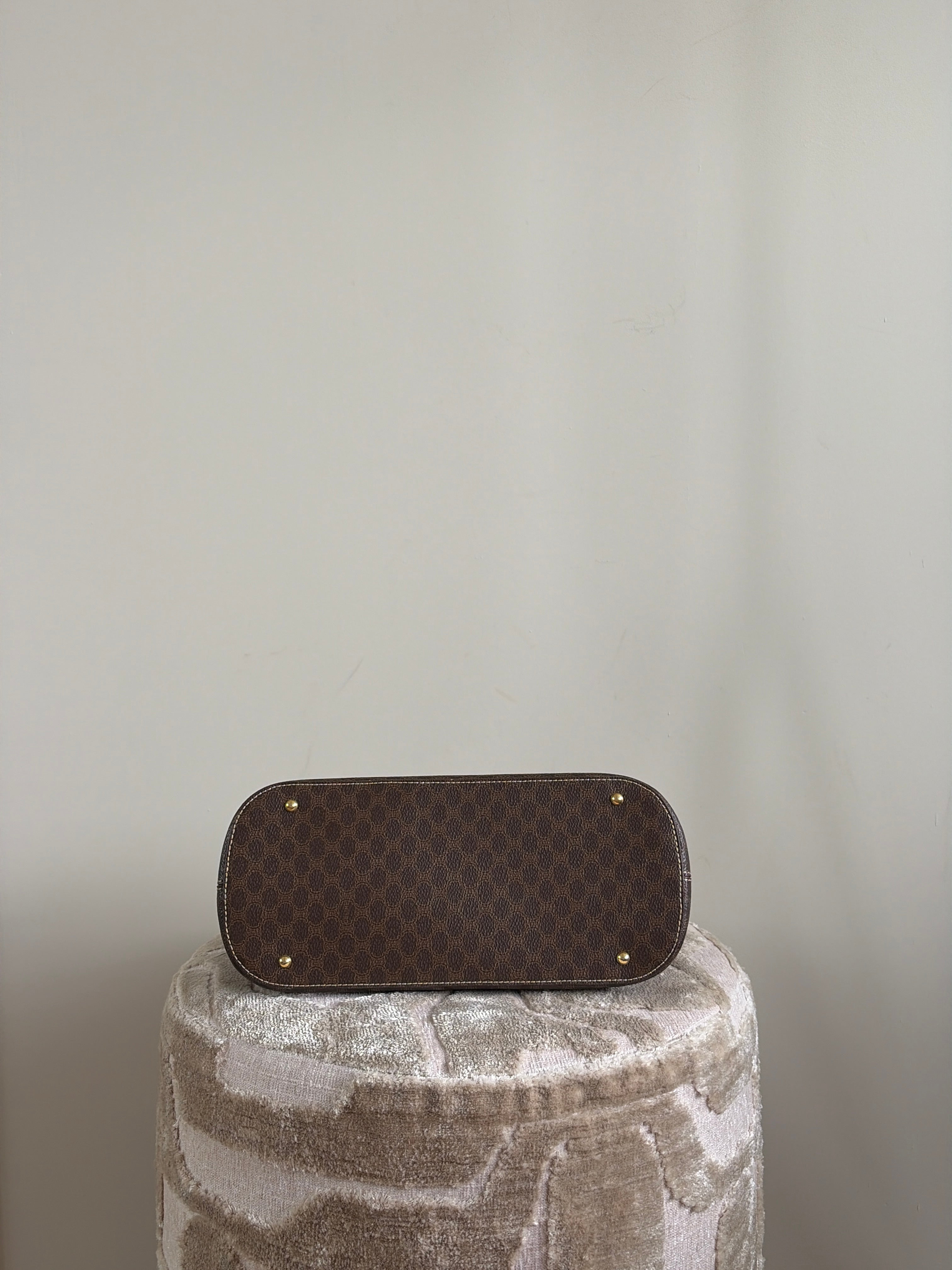 TRE101 - CELINE Macadam Dome Handbag - 8