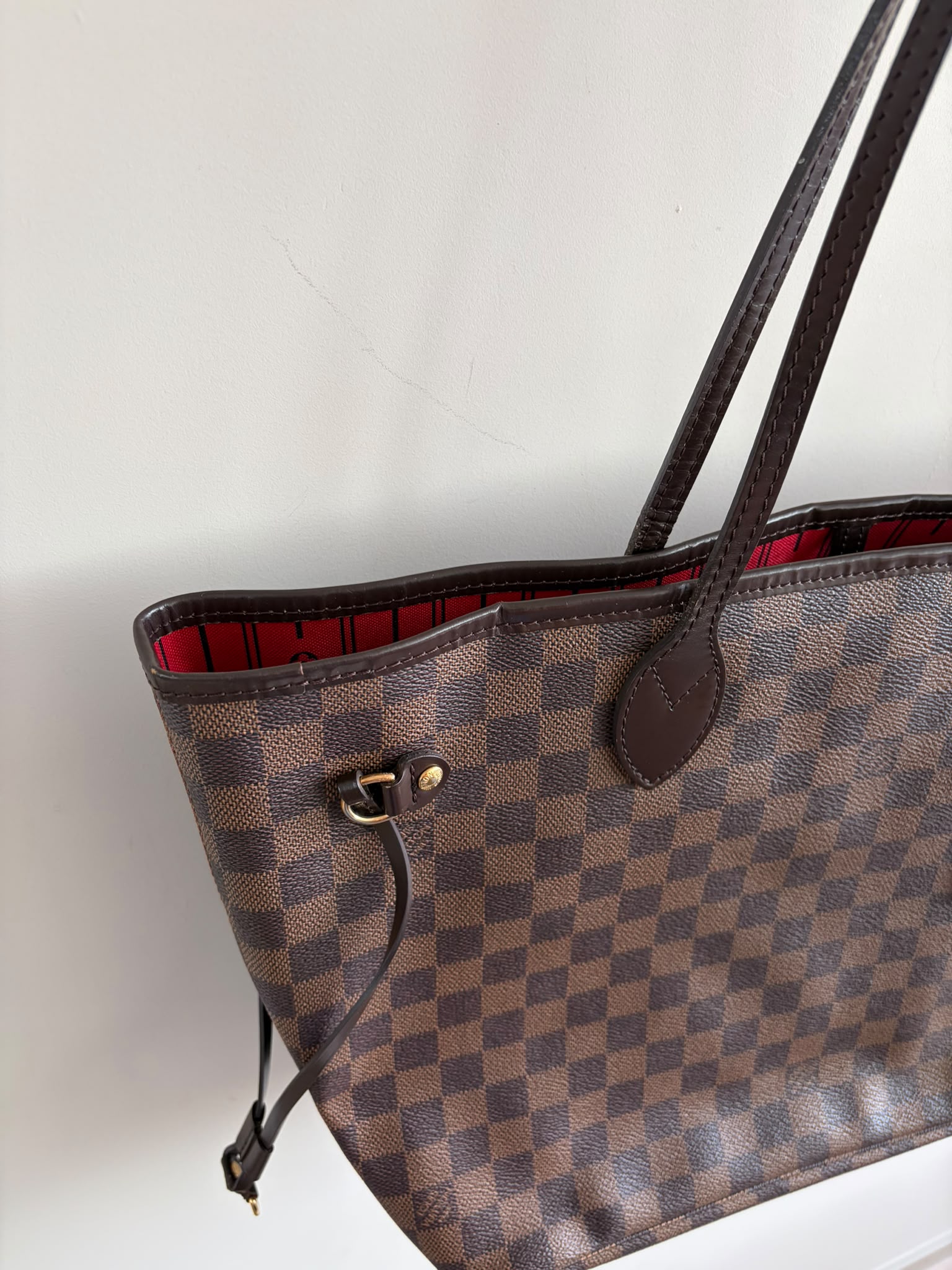 TRE103 - Louis Vuitton Neverfull MM Damier Ebène - 10