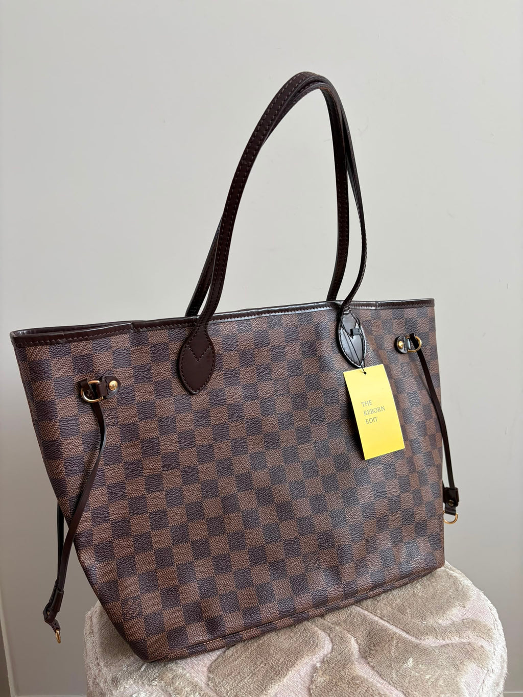 TRE103 - Louis Vuitton Neverfull MM Damier Ebène - 3
