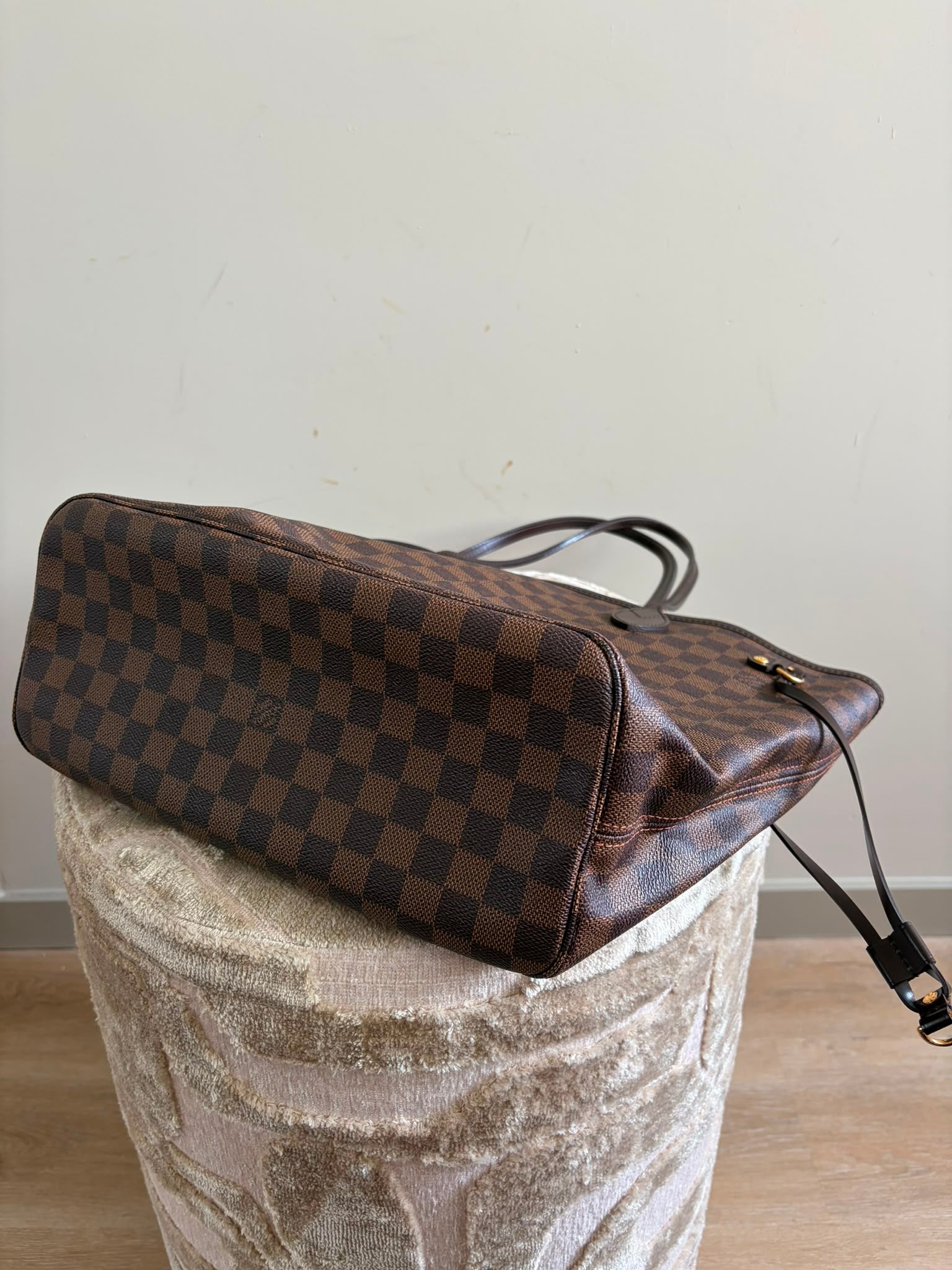 TRE103 - Louis Vuitton Neverfull MM Damier Ebène - 5