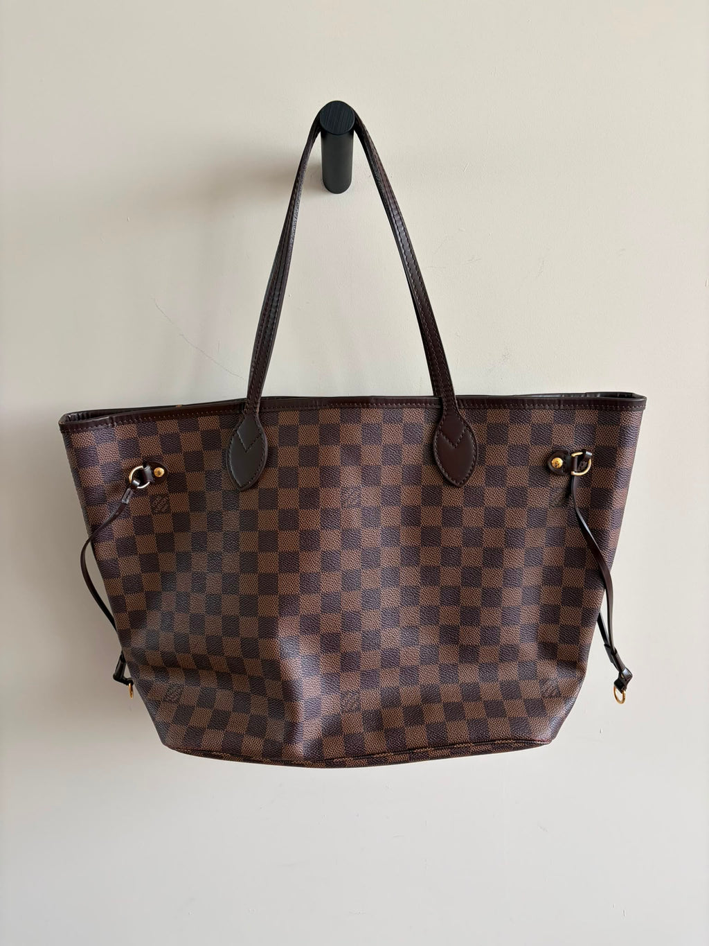 TRE103 - Louis Vuitton Neverfull MM Damier Ebène - 7