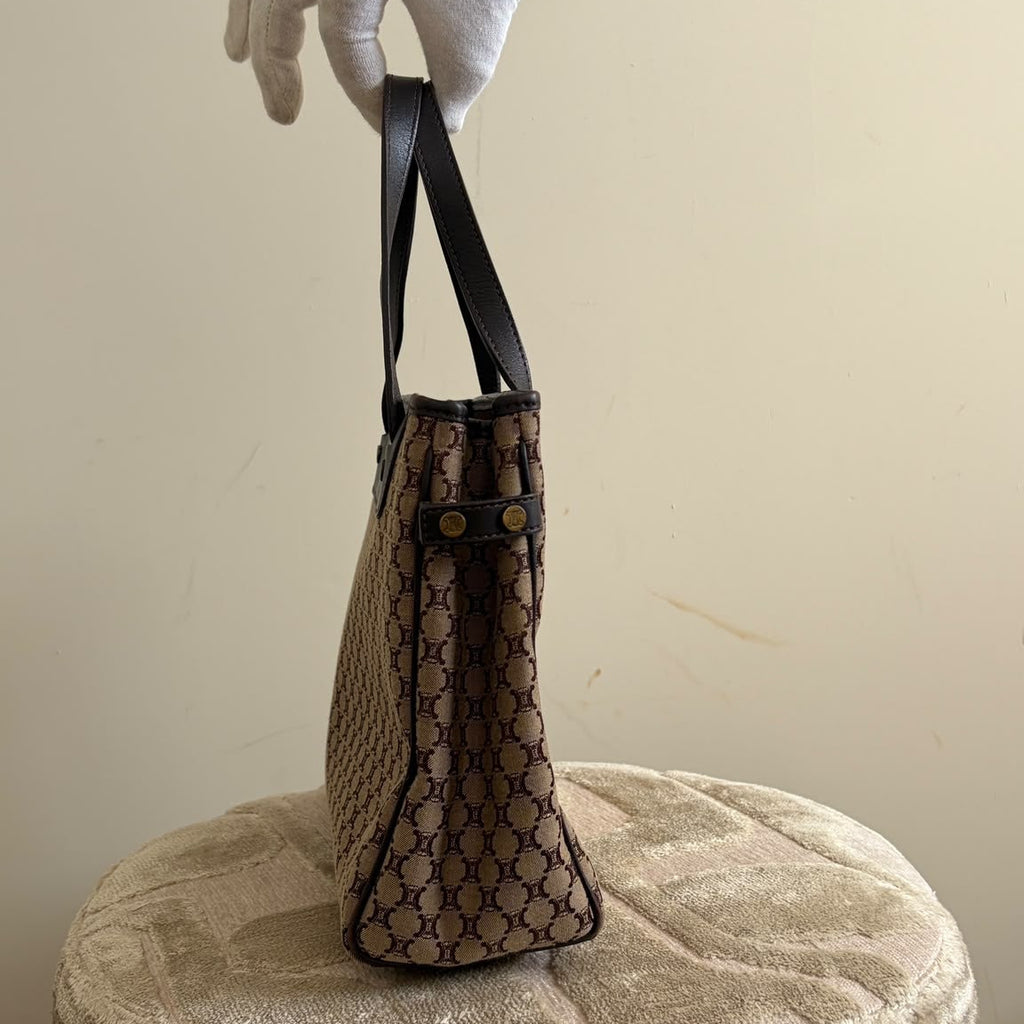 TRE124 - CELINE Macadam Canvas Shopper (2003) - 2