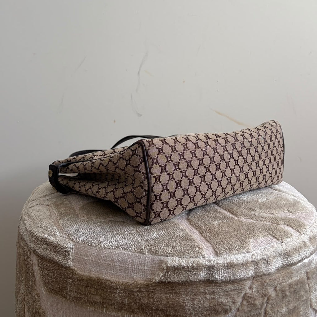 TRE124 - CELINE Macadam Canvas Shopper (2003) - 6