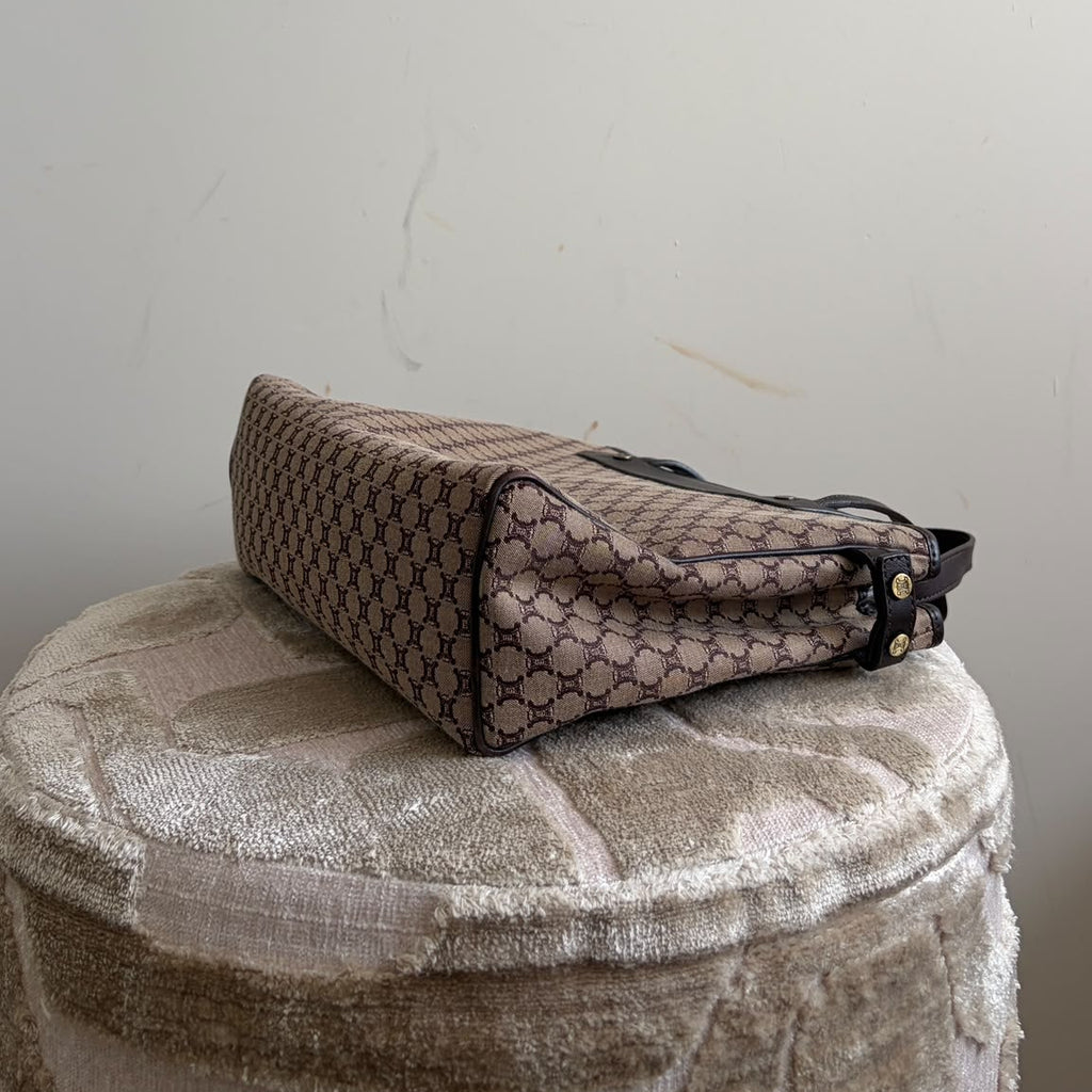 TRE124 - CELINE Macadam Canvas Shopper (2003) - 9