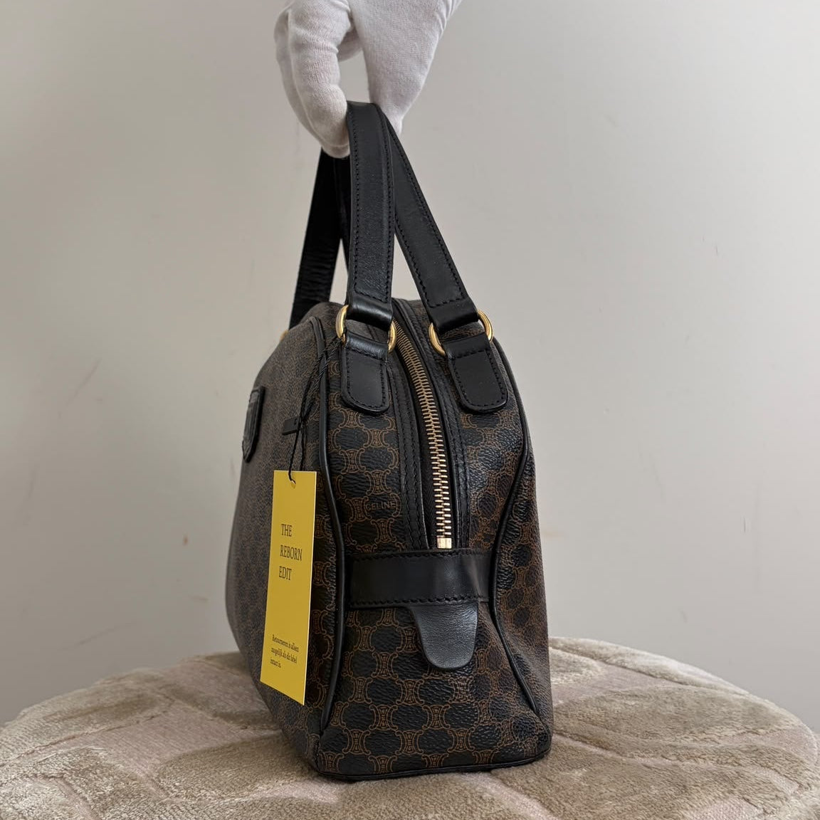 TRE126 - CELINE Macadam Dome Bag (1998) - 5