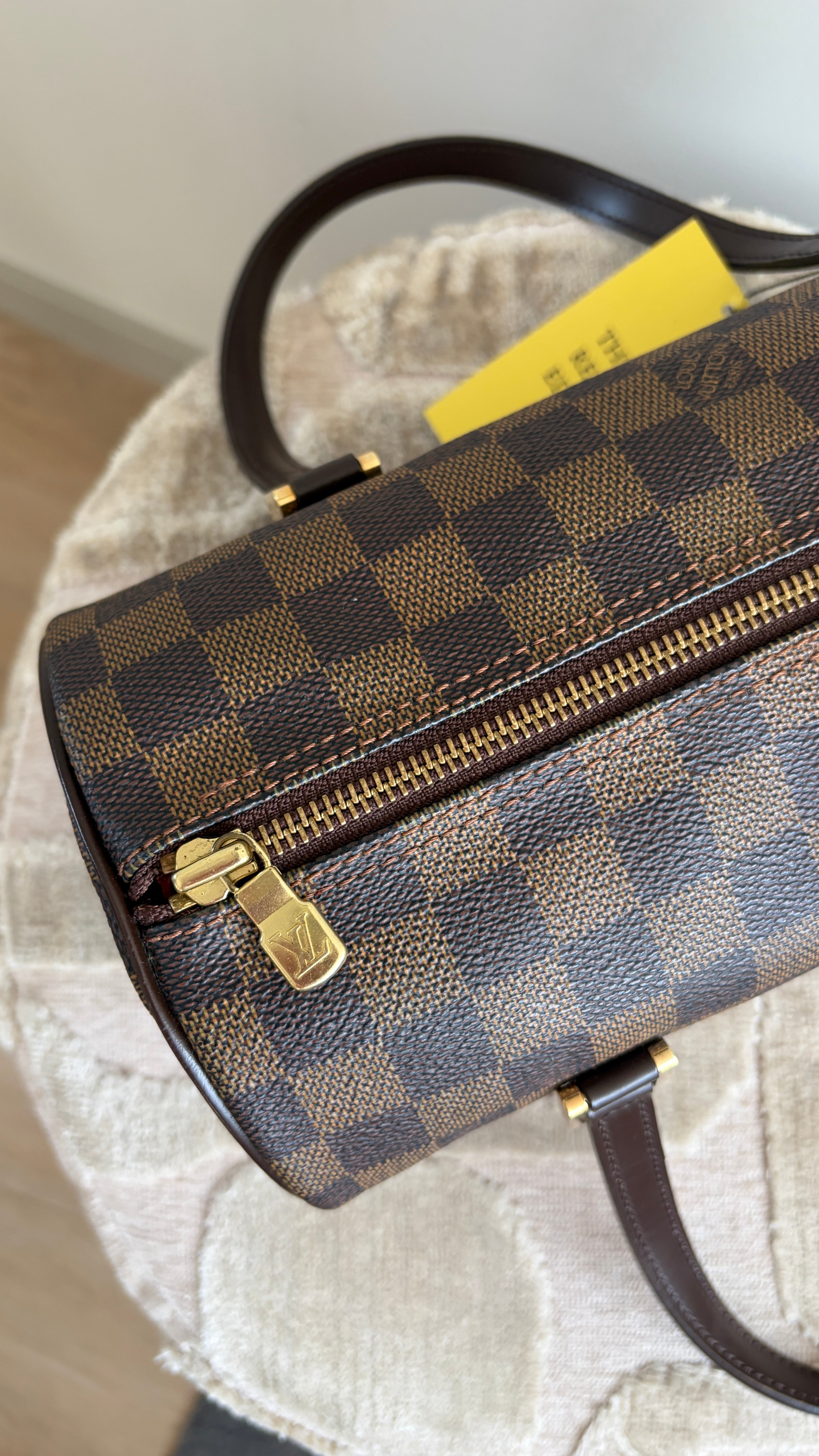 TRE40 - Louis Vuitton Papillon 28 Damier Ebene - productfoto 11