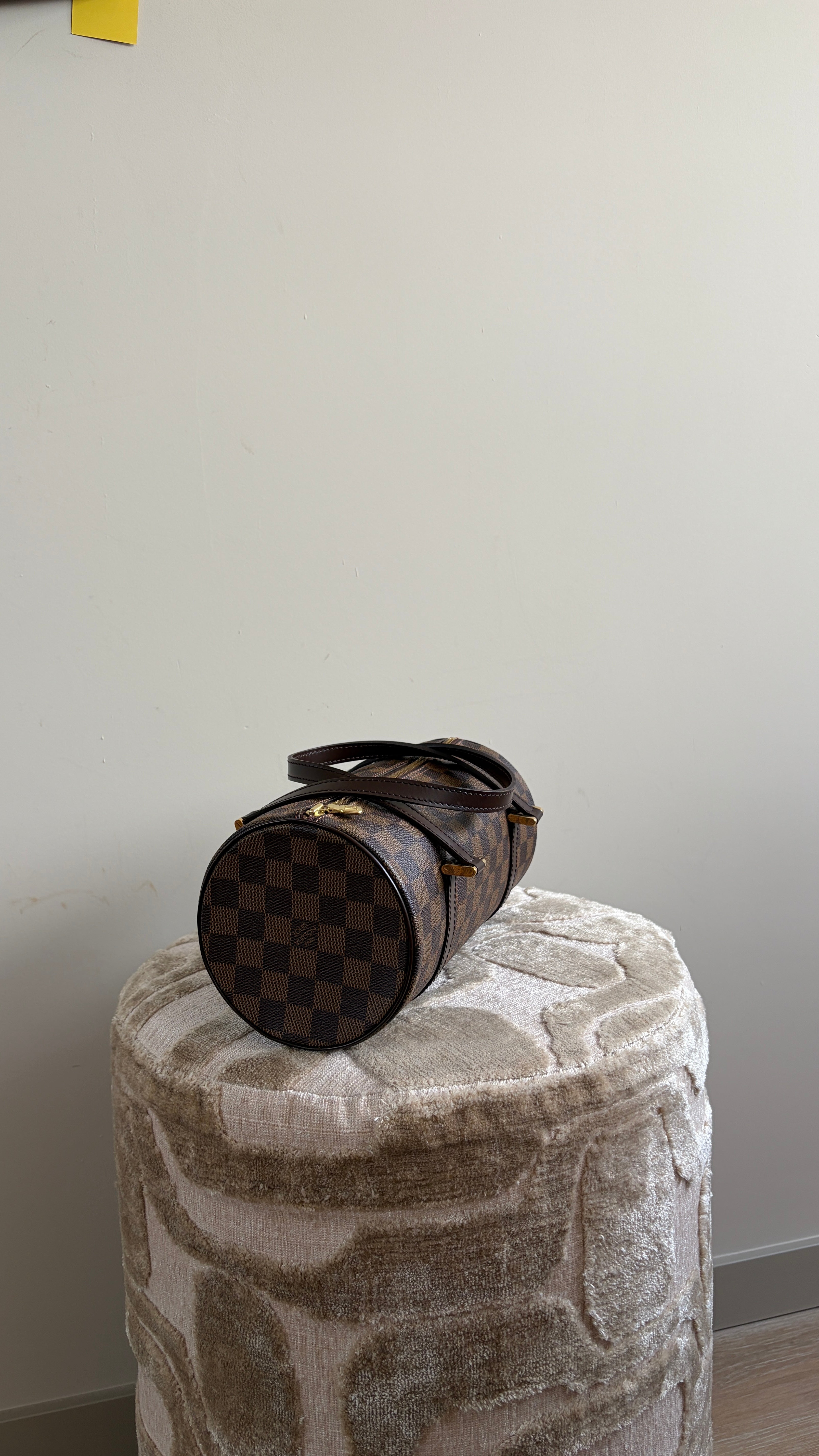 TRE40 - Louis Vuitton Papillon 28 Damier Ebene - productfoto 2