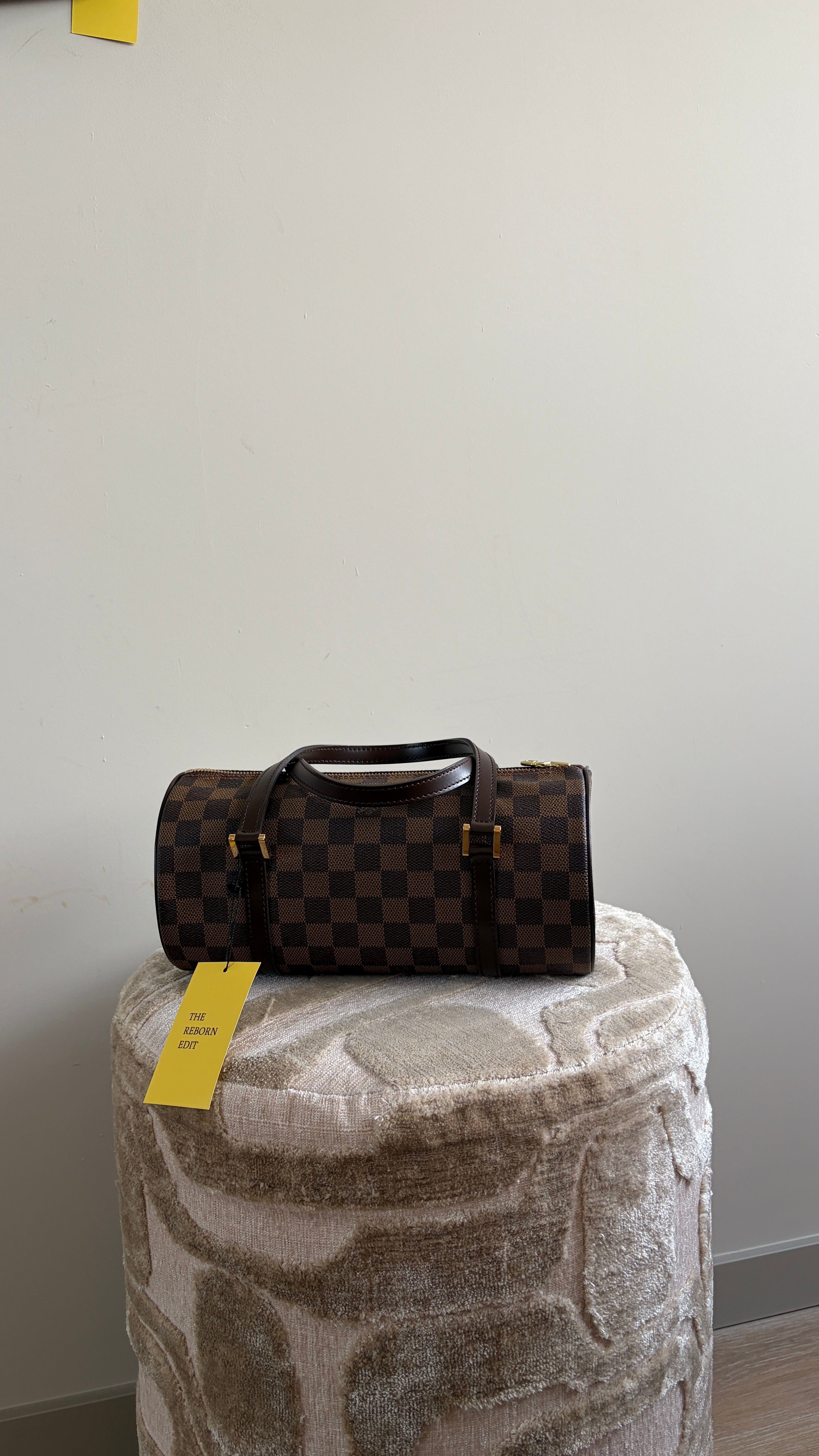 TRE40 - Louis Vuitton Papillon 28 Damier Ebene - productfoto 3
