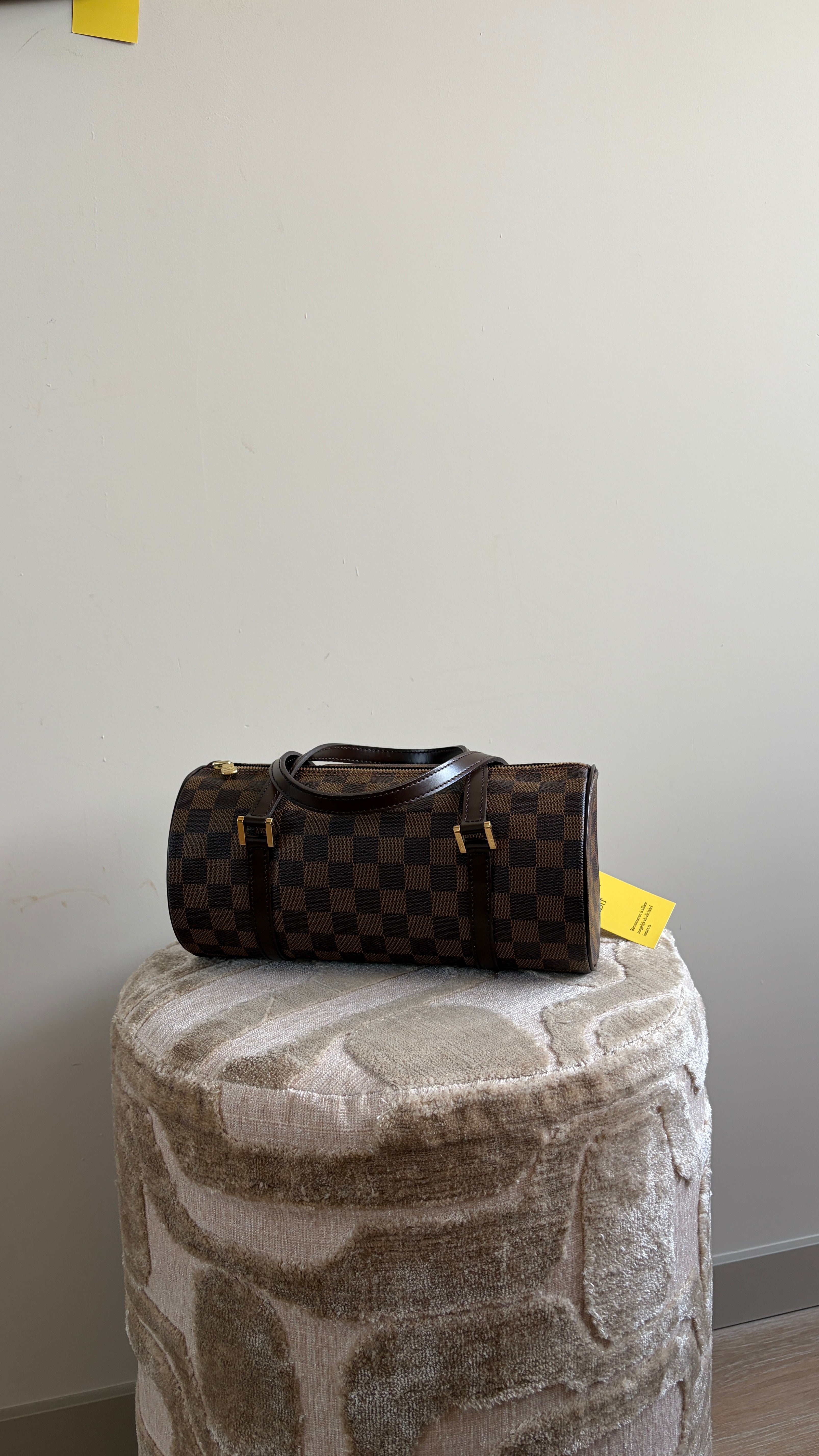TRE40 - Louis Vuitton Papillon 28 Damier Ebene - productfoto 5