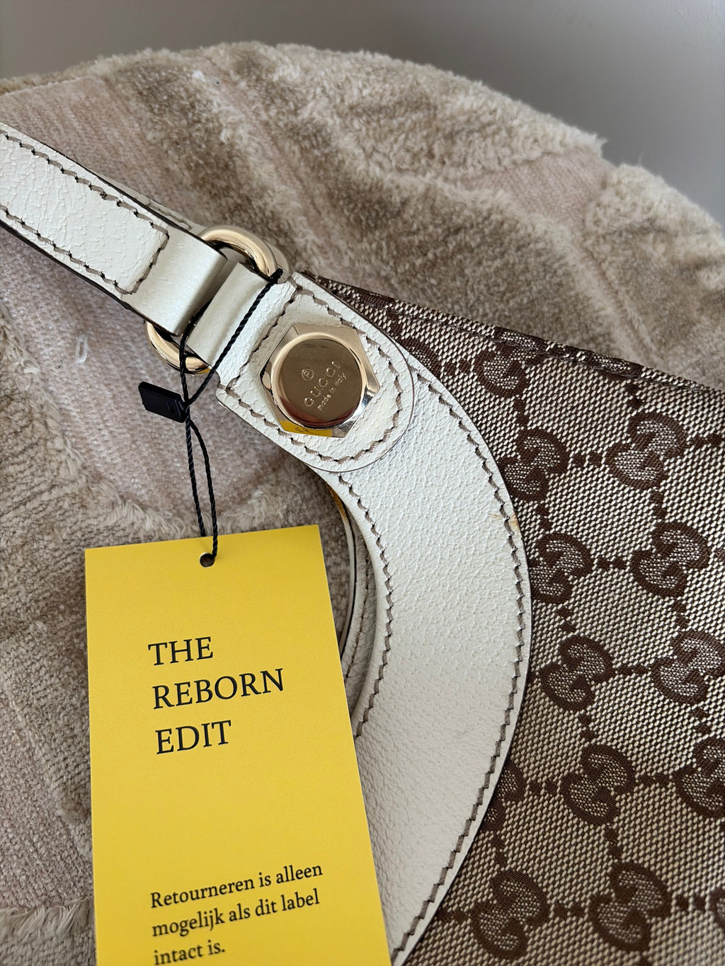 TRE43 - Gucci Abbey Hobo Charmy Beige - Productfoto 13