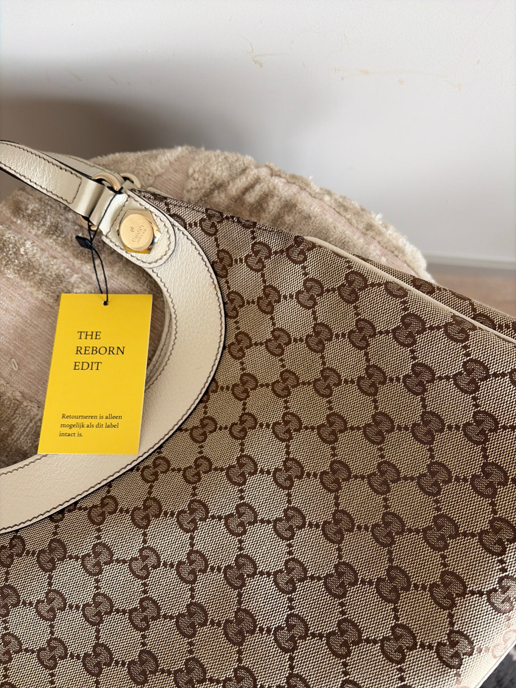 TRE43 - Gucci Abbey Hobo Charmy Beige - Productfoto 15
