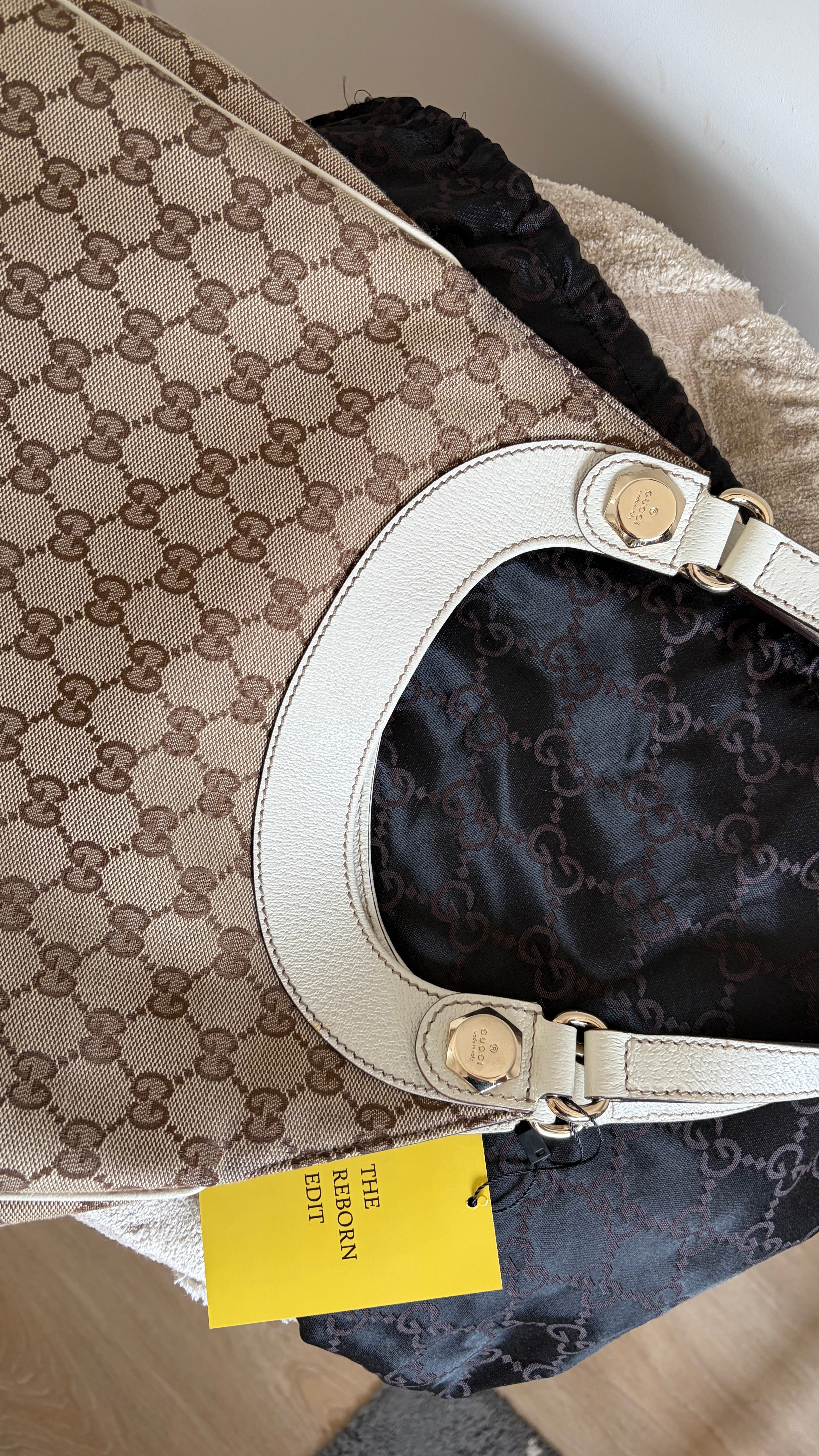 TRE43 - Gucci Abbey Hobo Charmy Beige - Productfoto 25